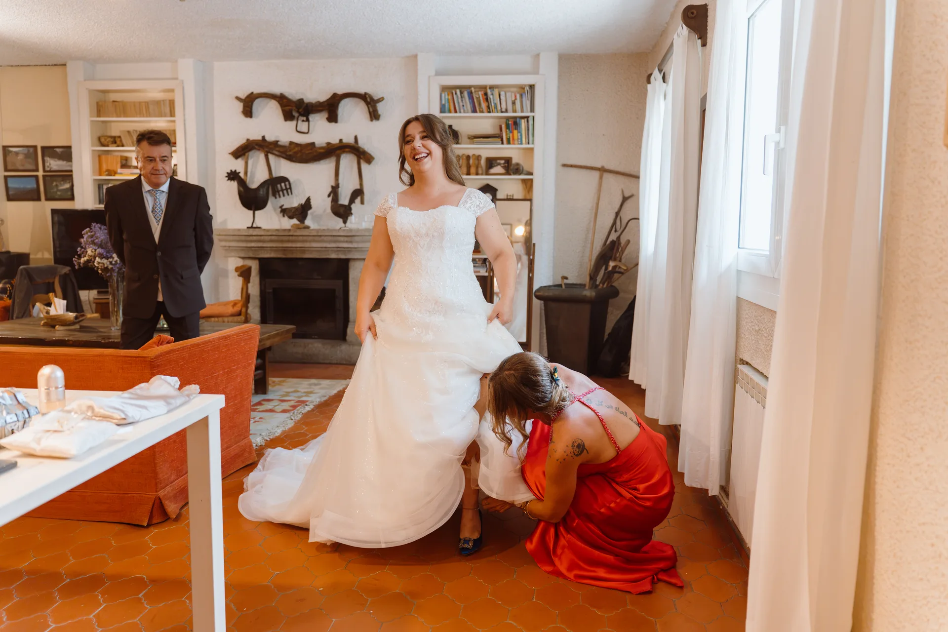 Boda de Sara y Raúl en La Granja de Lozoya
