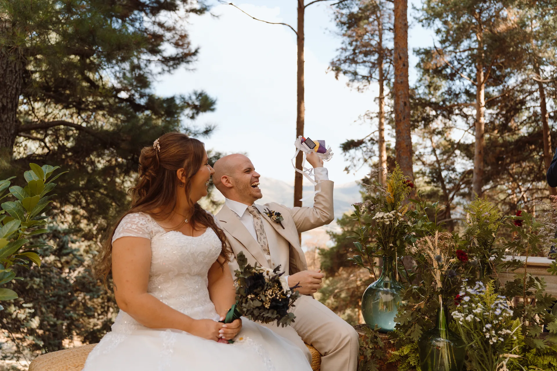 Boda de Sara y Raúl en La Granja de Lozoya