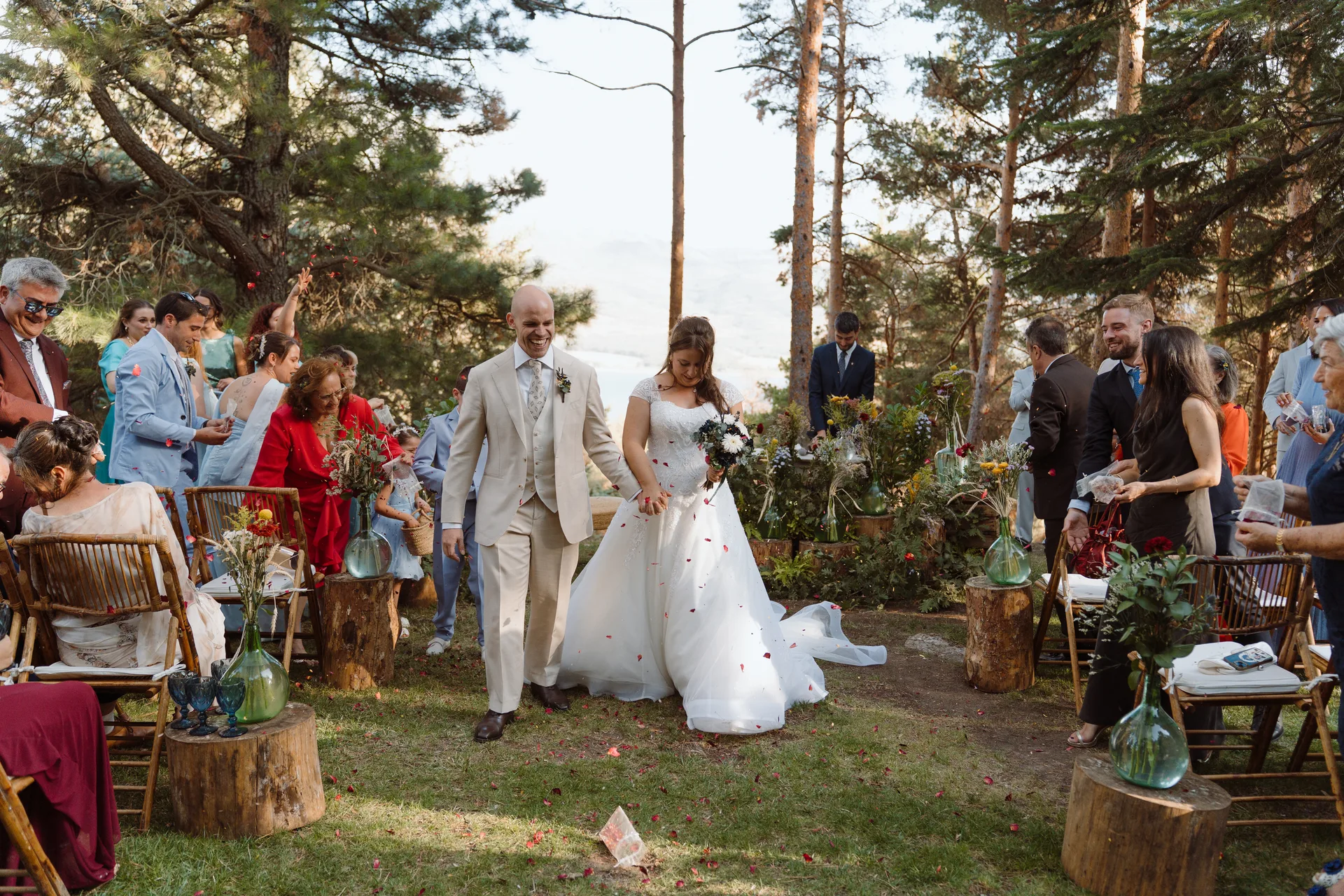 Boda de Sara y Raúl en La Granja de Lozoya