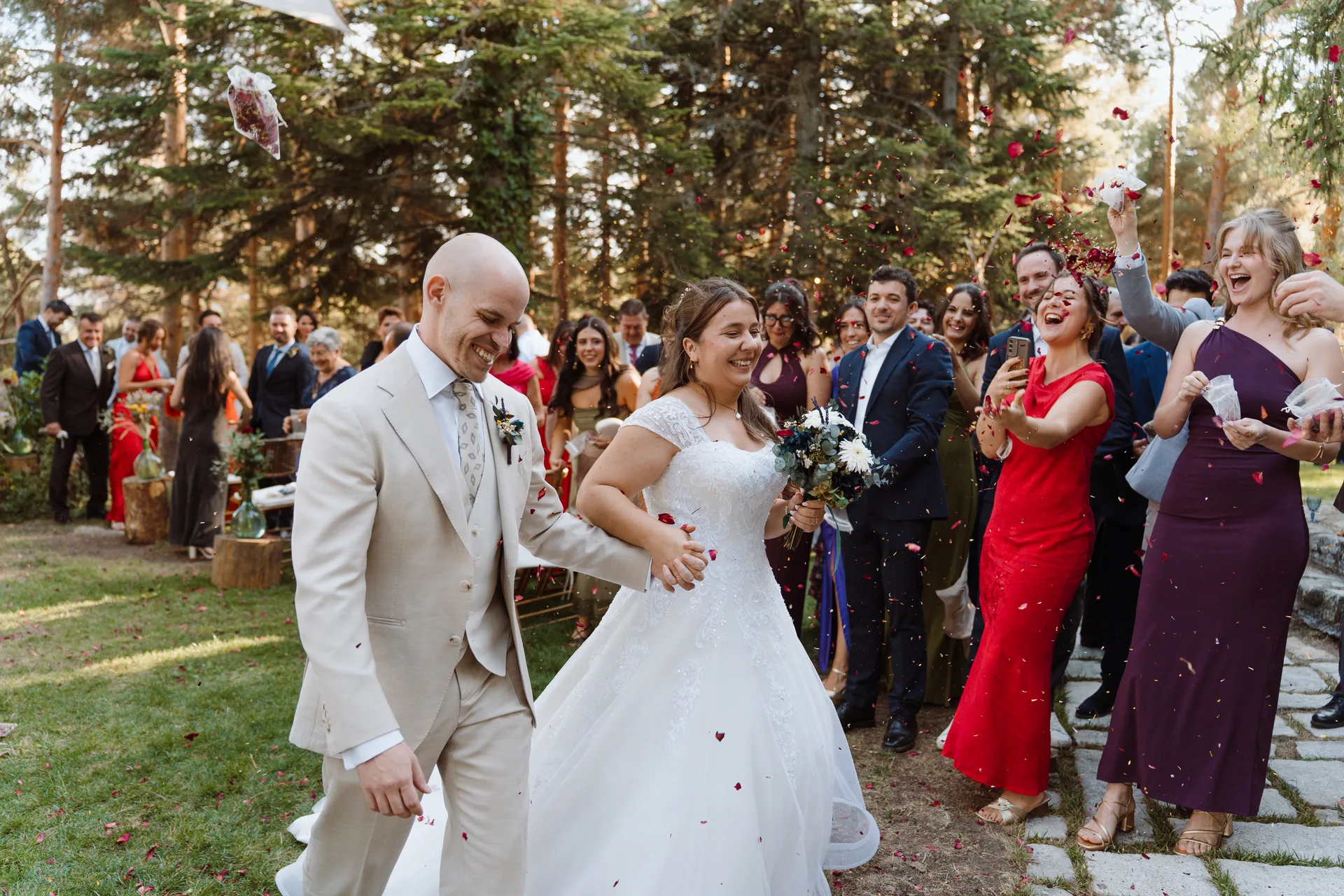 Boda de Sara y Raúl en La Granja de Lozoya