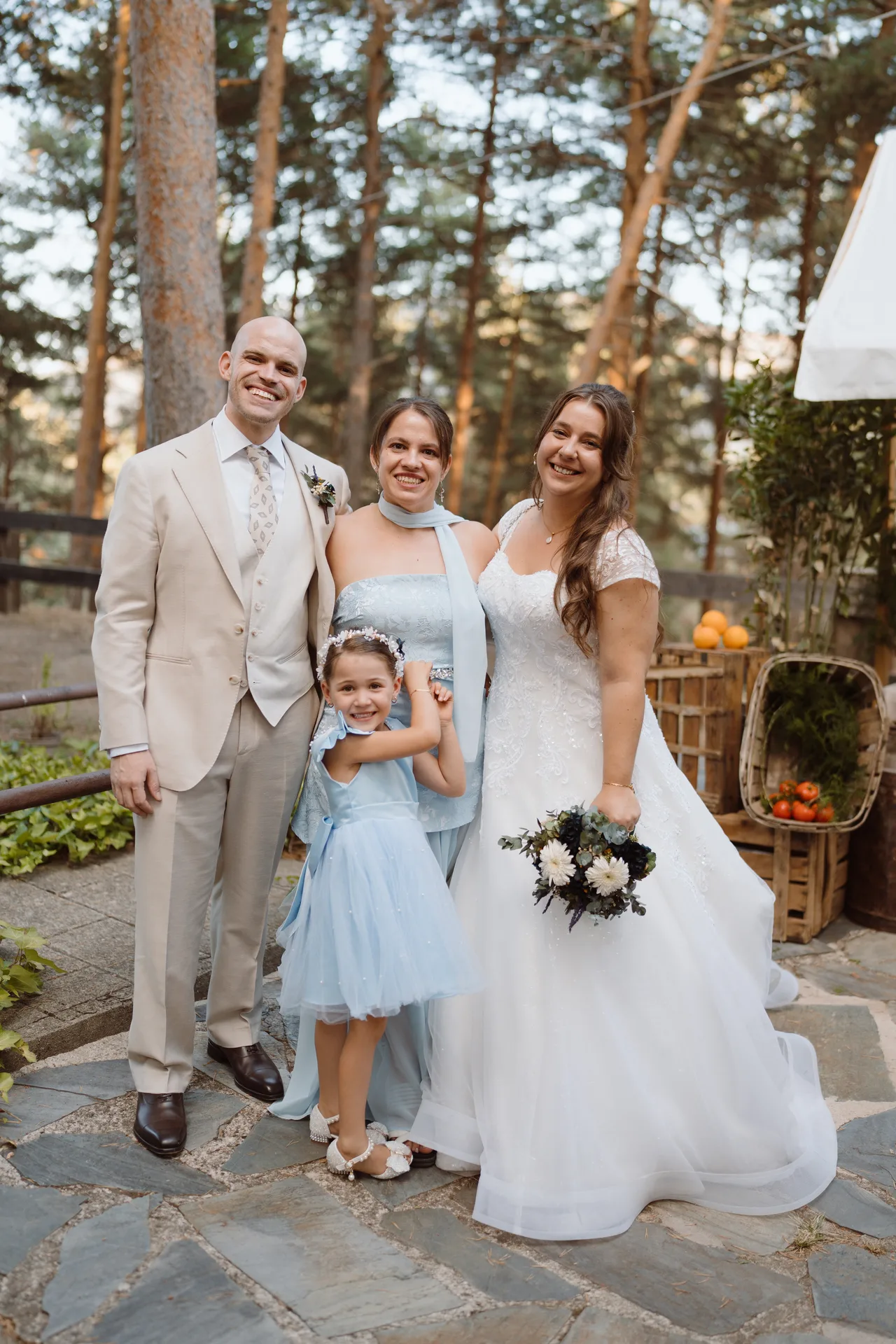 Boda de Sara y Raúl en La Granja de Lozoya