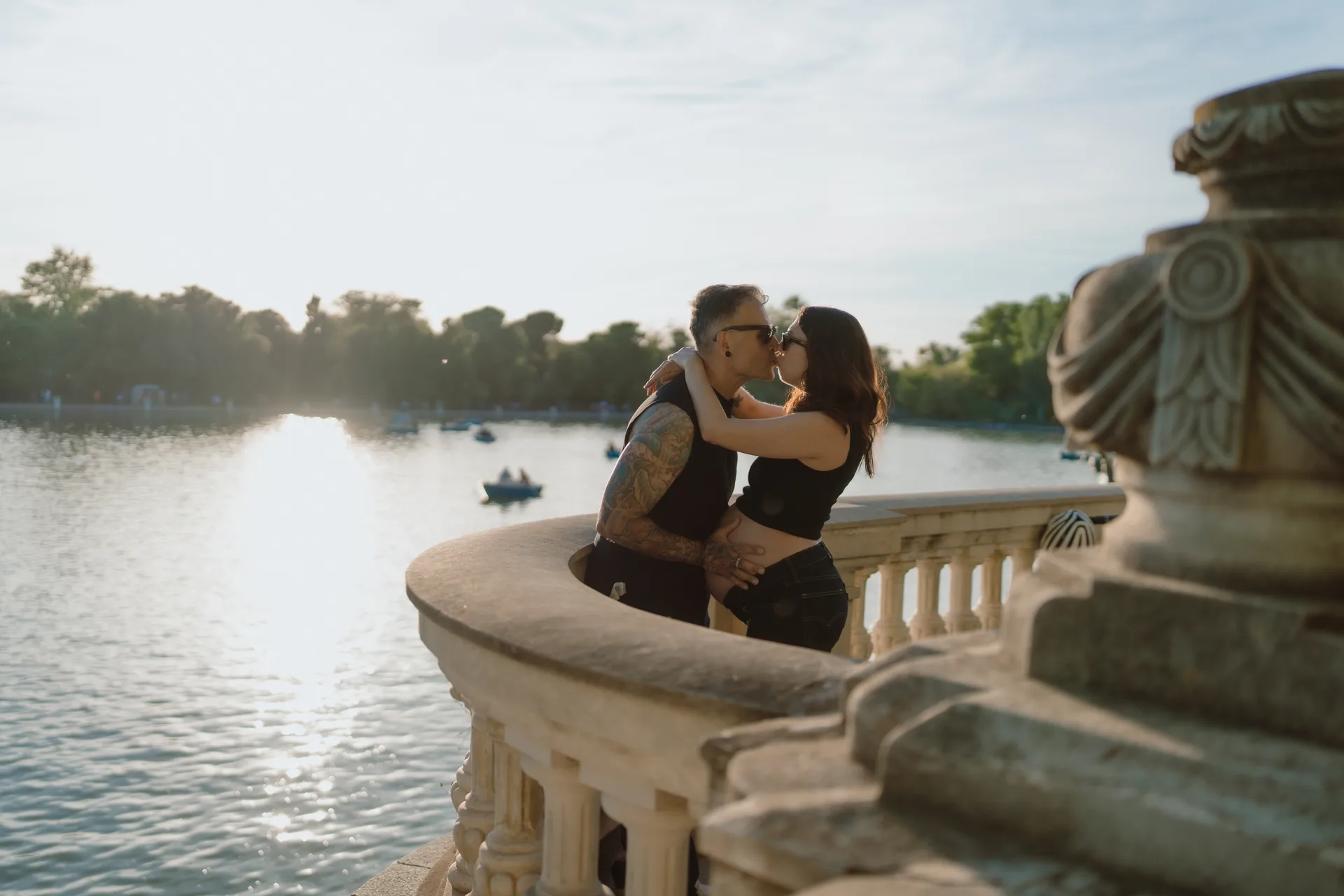 Sesión de embarazo en Madrid · Me caso, literal