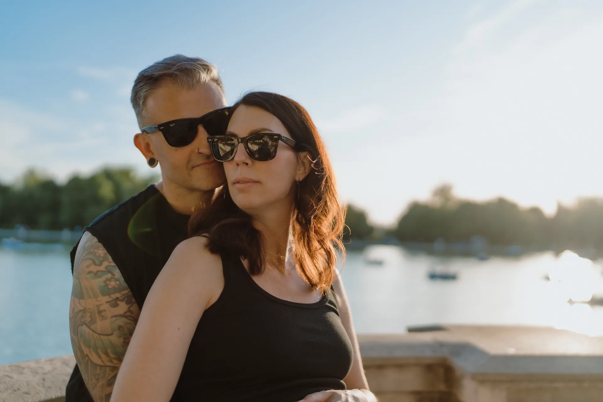 Sesión de embarazo en Madrid · Me caso, literal