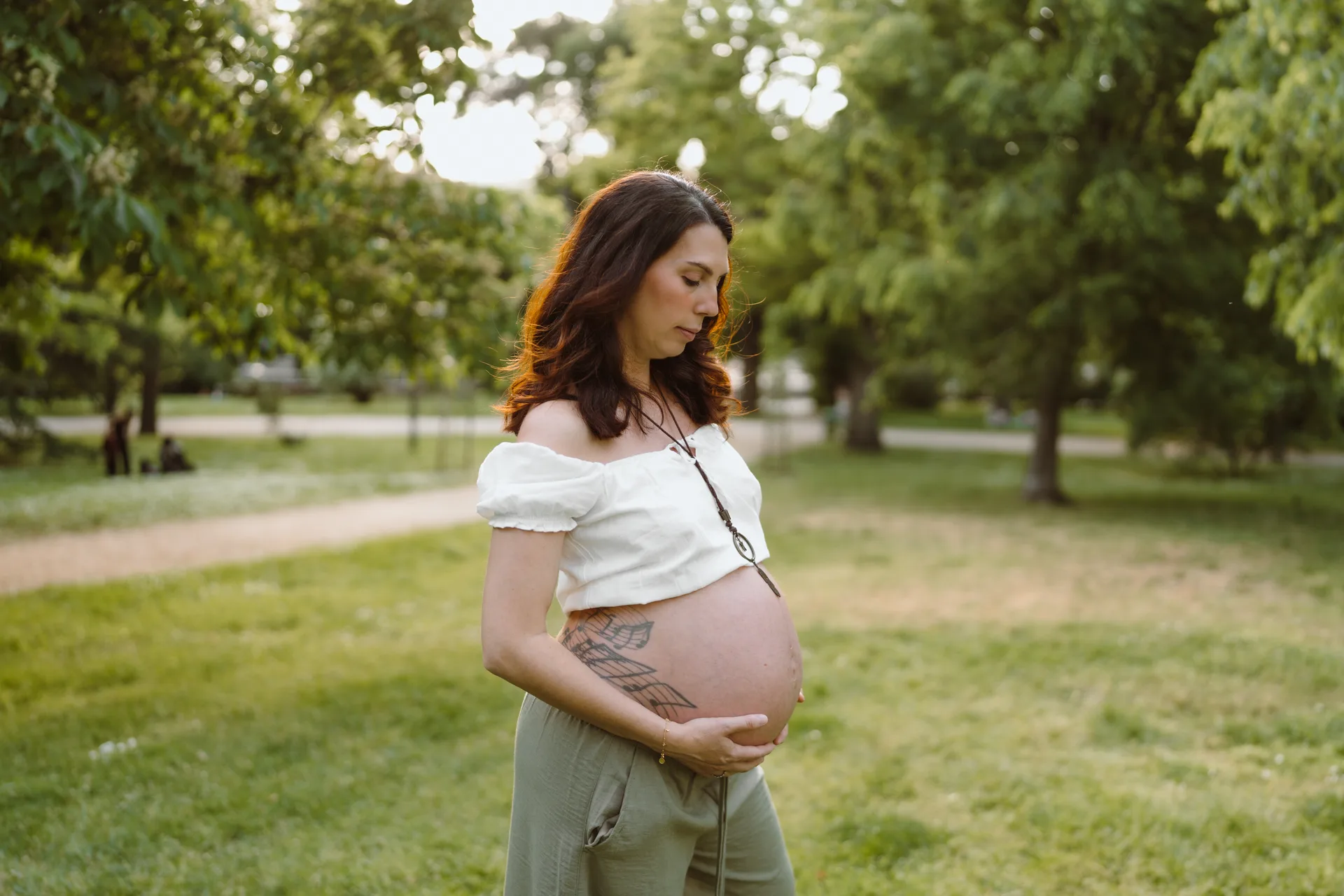 Sesión de embarazo en Madrid · Me caso, literal