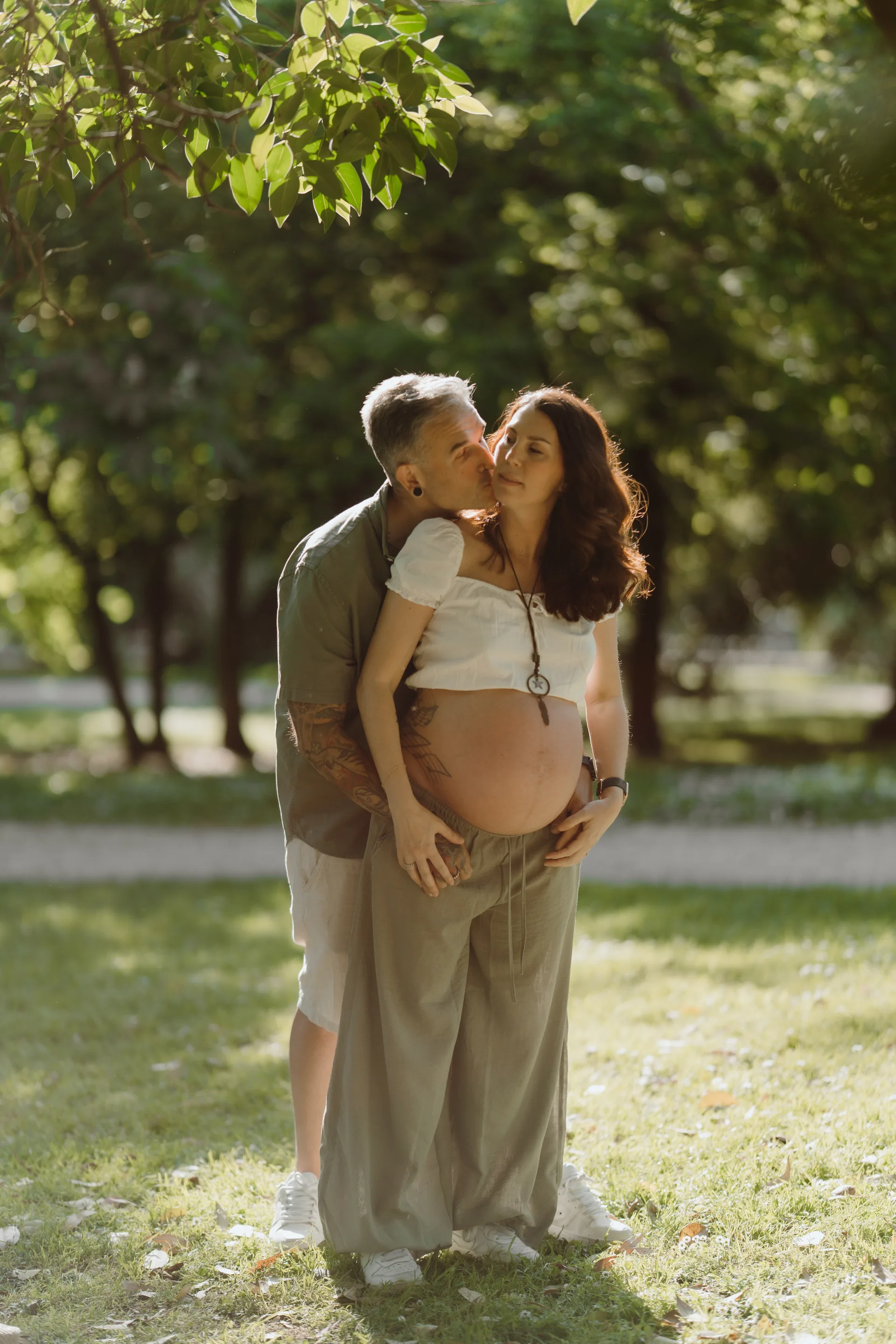 Sesión de embarazo en Madrid · Me caso, literal