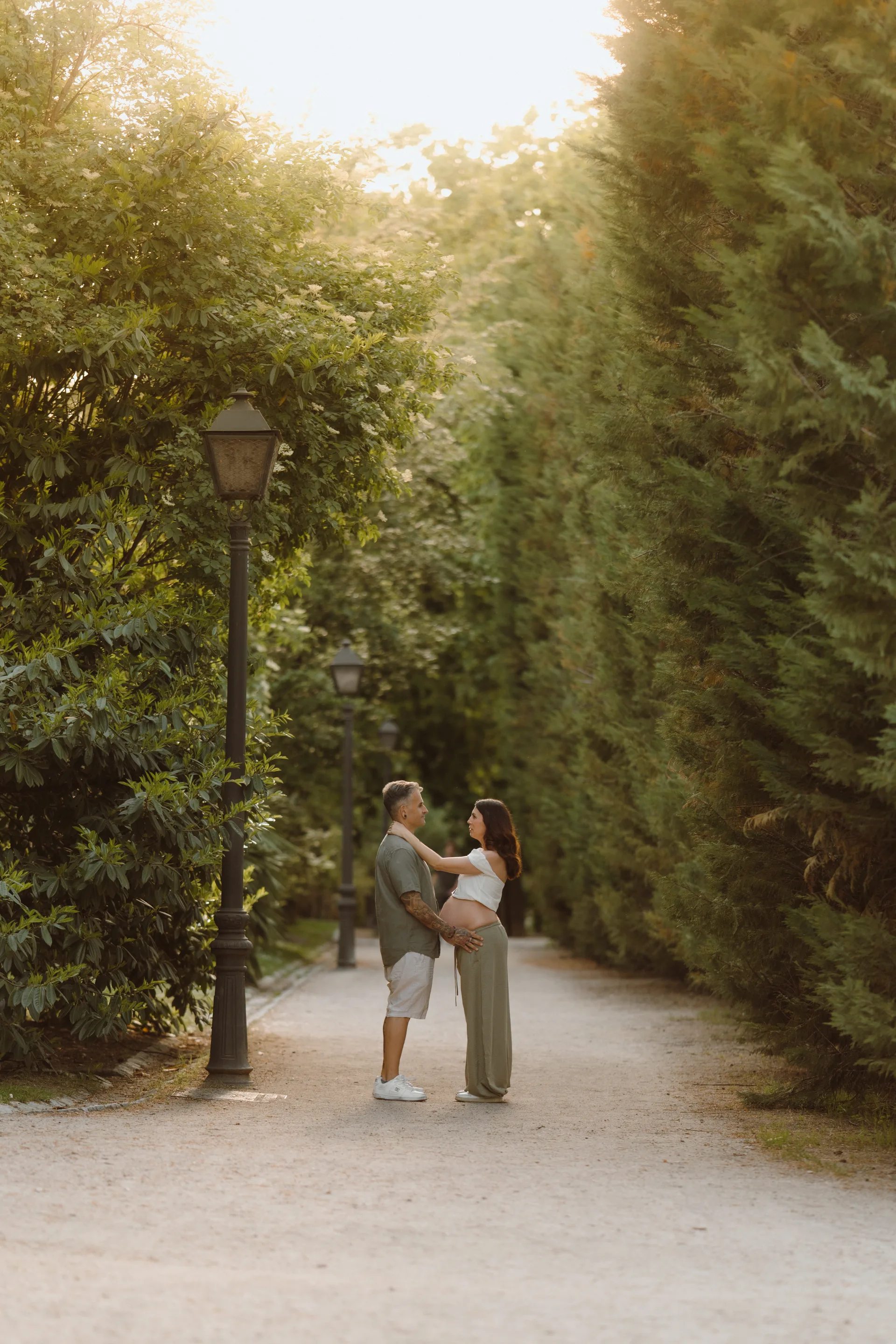 Sesión de embarazo en Madrid · Me caso, literal