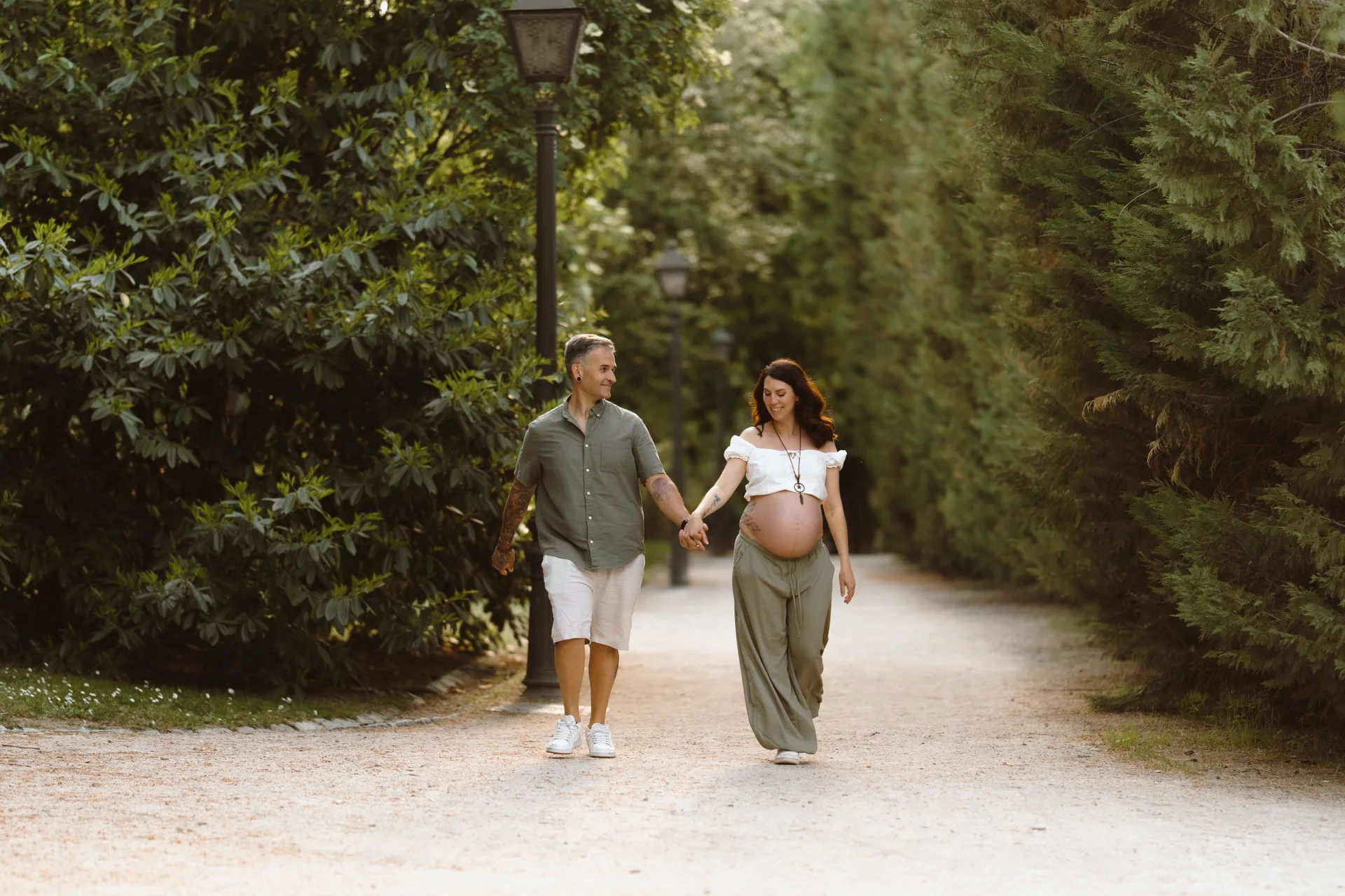 Sesión de embarazo en Madrid · Me caso, literal