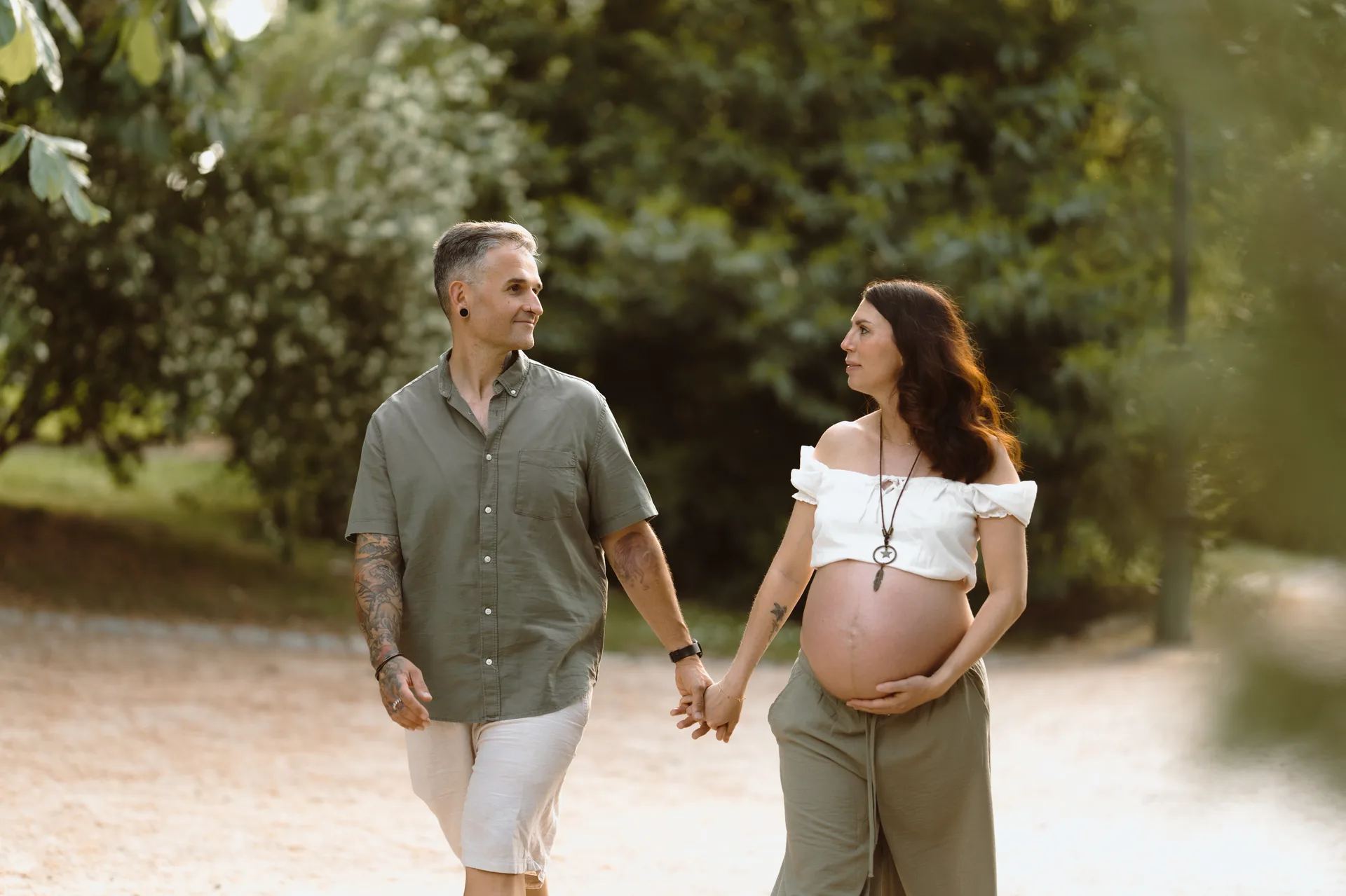 Sesión de embarazo en Madrid · Me caso, literal