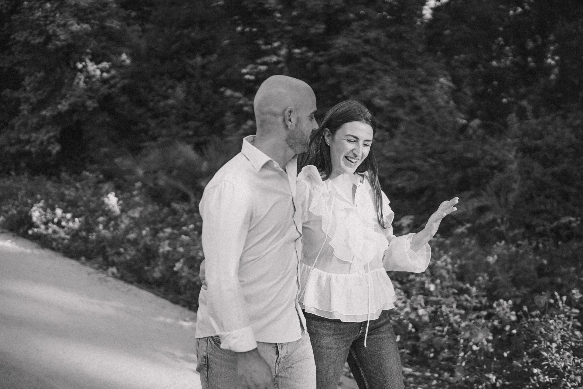 Sesión preboda Lilia y Kike en el Campo del Moro, Madrid