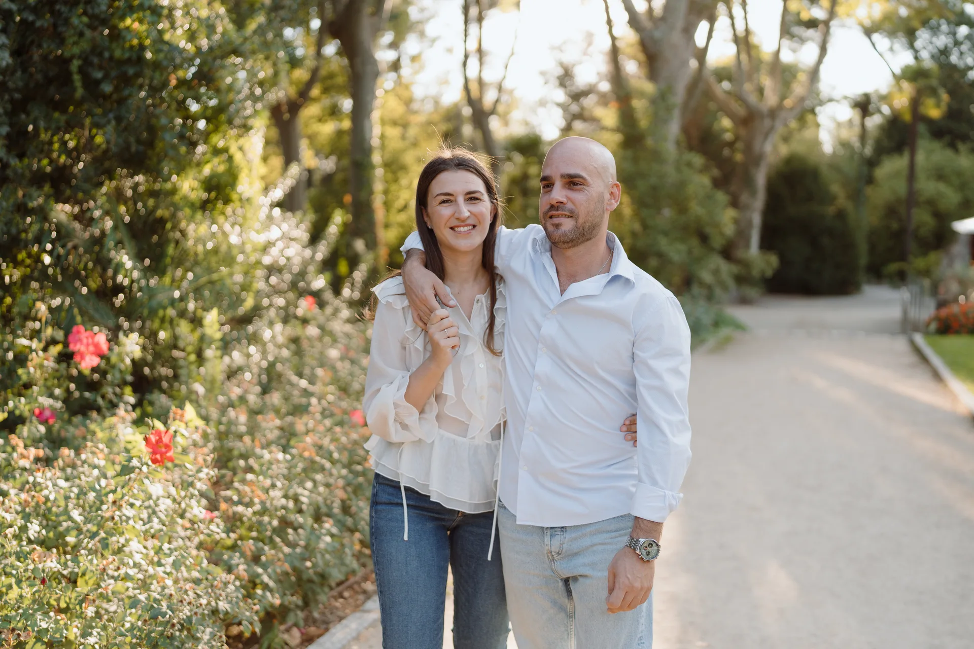 Sesión preboda Lilia y Kike en el Campo del Moro, Madrid