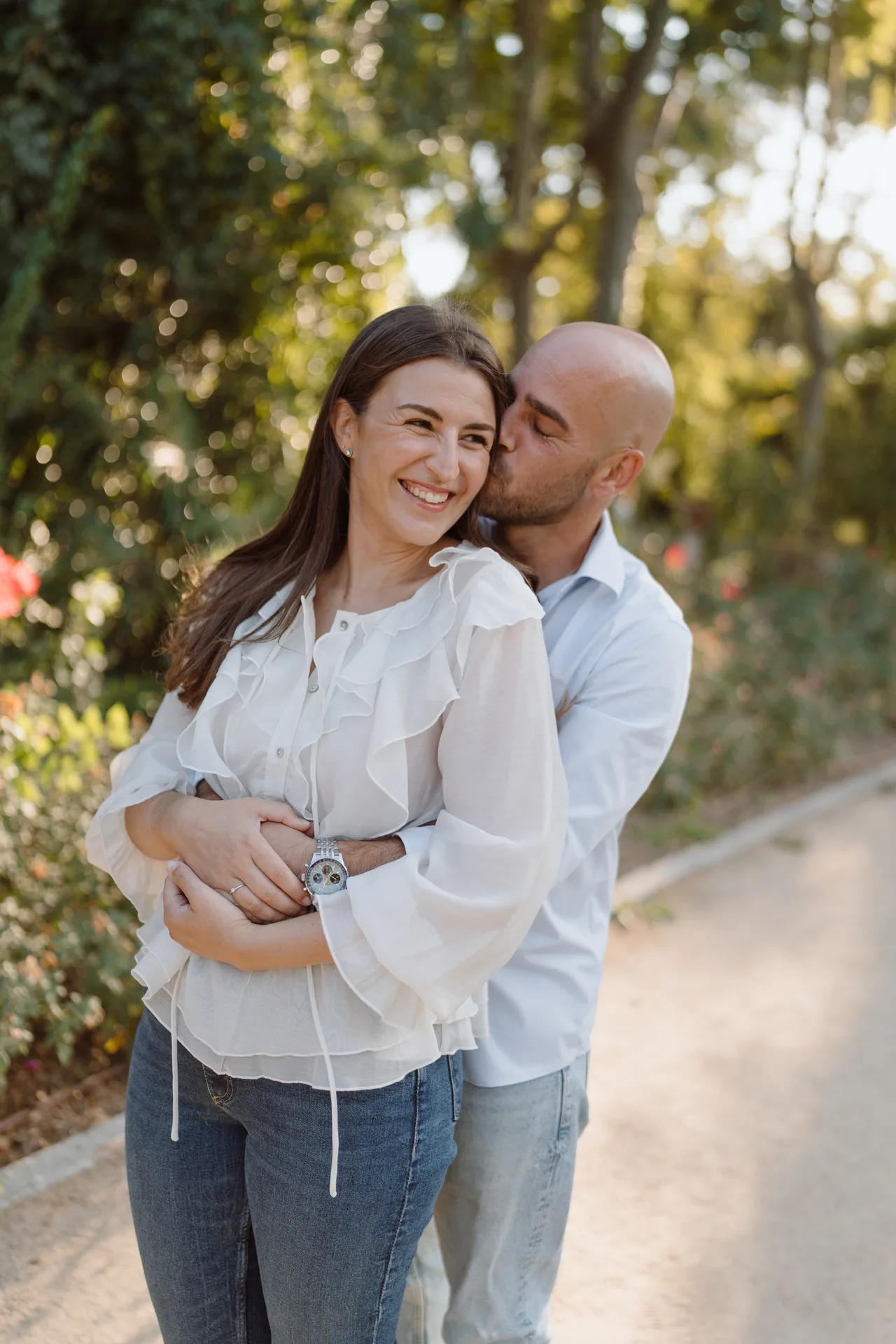 Sesión preboda Lilia y Kike en el Campo del Moro, Madrid