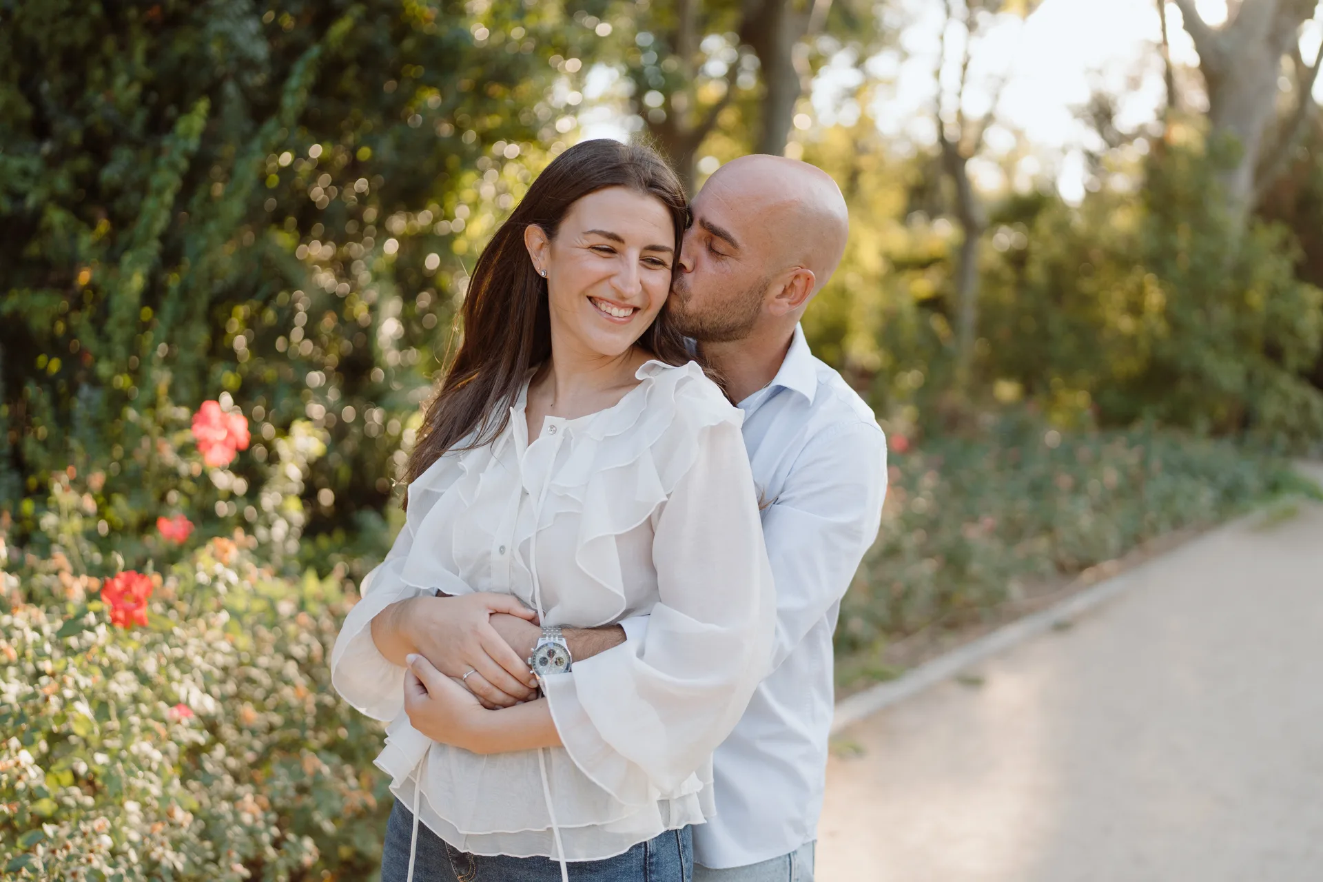 Sesión preboda Lilia y Kike en el Campo del Moro, Madrid