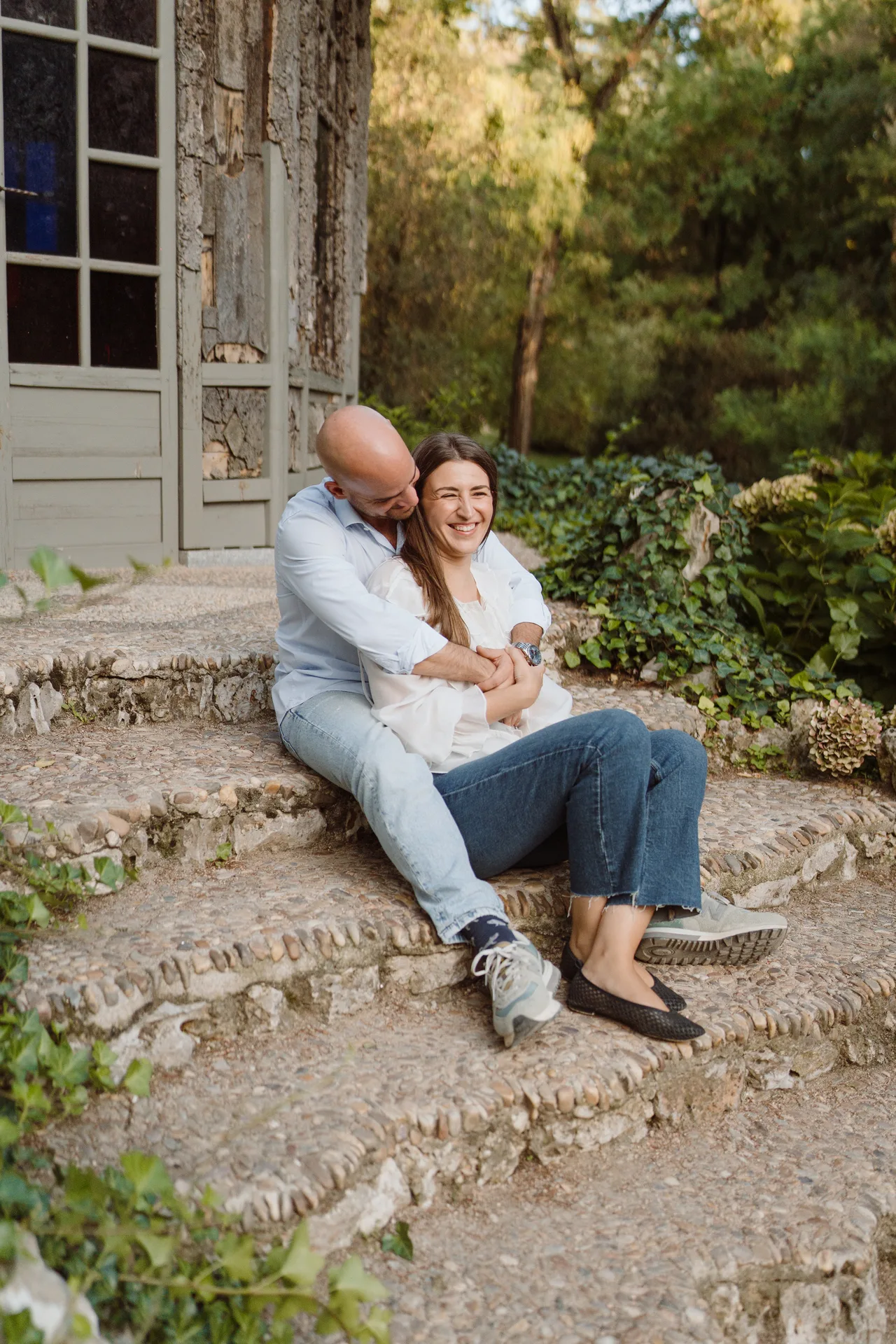 Sesión preboda Lilia y Kike en el Campo del Moro, Madrid