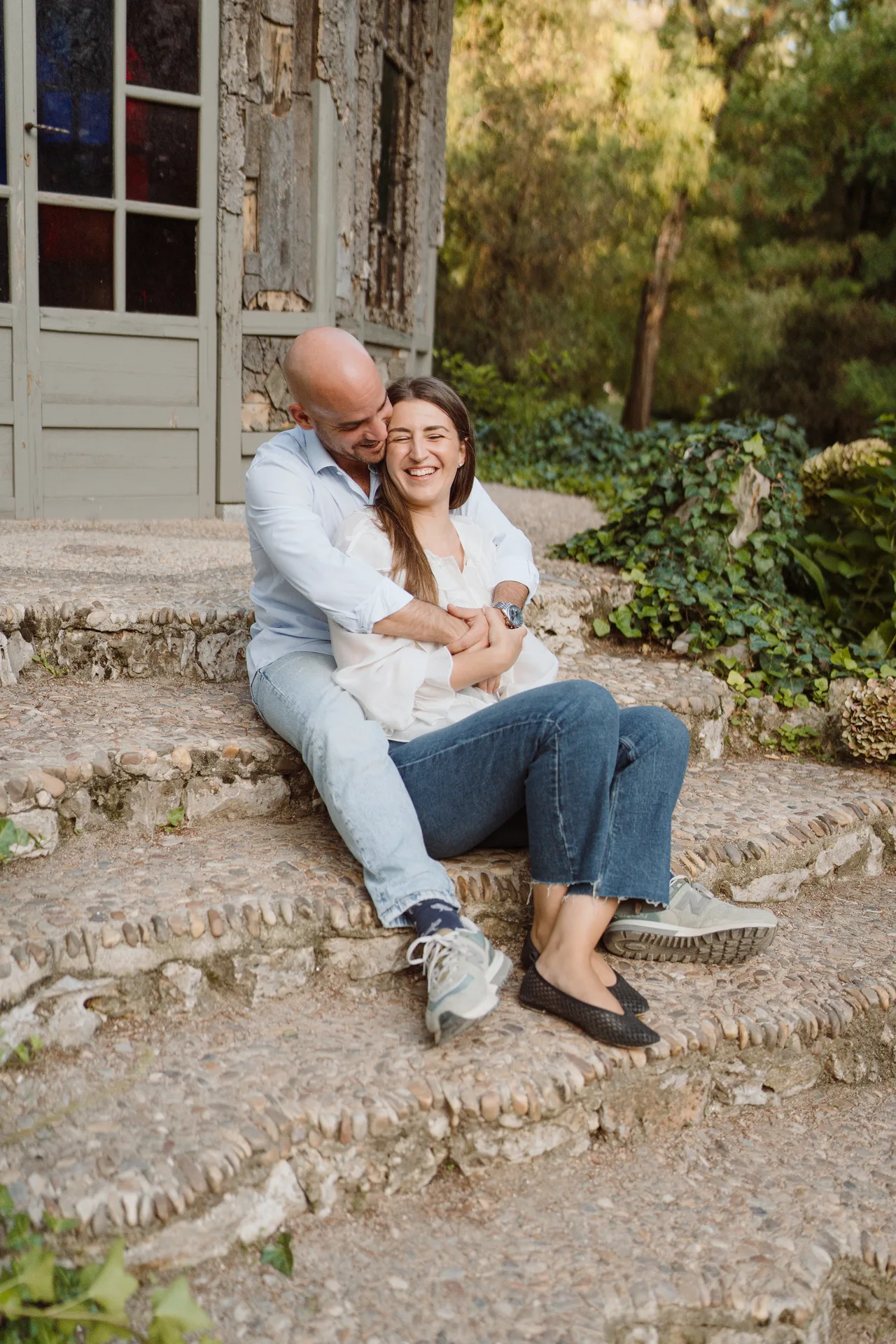 Sesión preboda Lilia y Kike en el Campo del Moro, Madrid