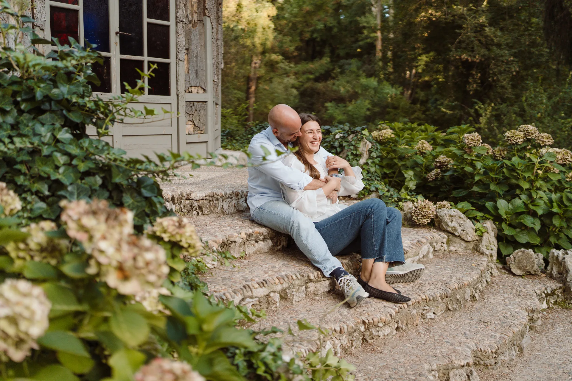 Sesión preboda Lilia y Kike en el Campo del Moro, Madrid