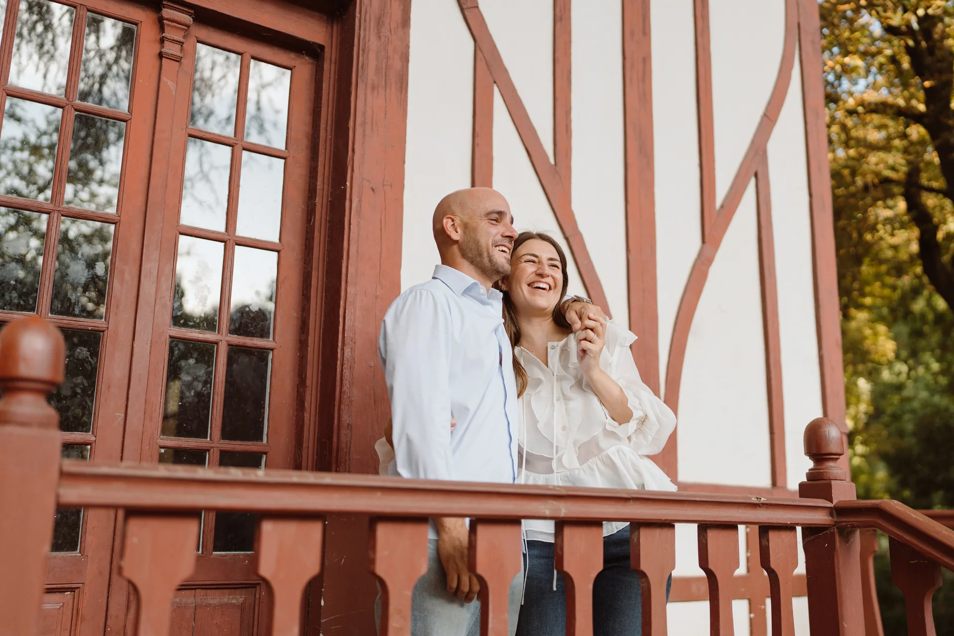 Sesión preboda Lilia y Kike en el Campo del Moro, Madrid