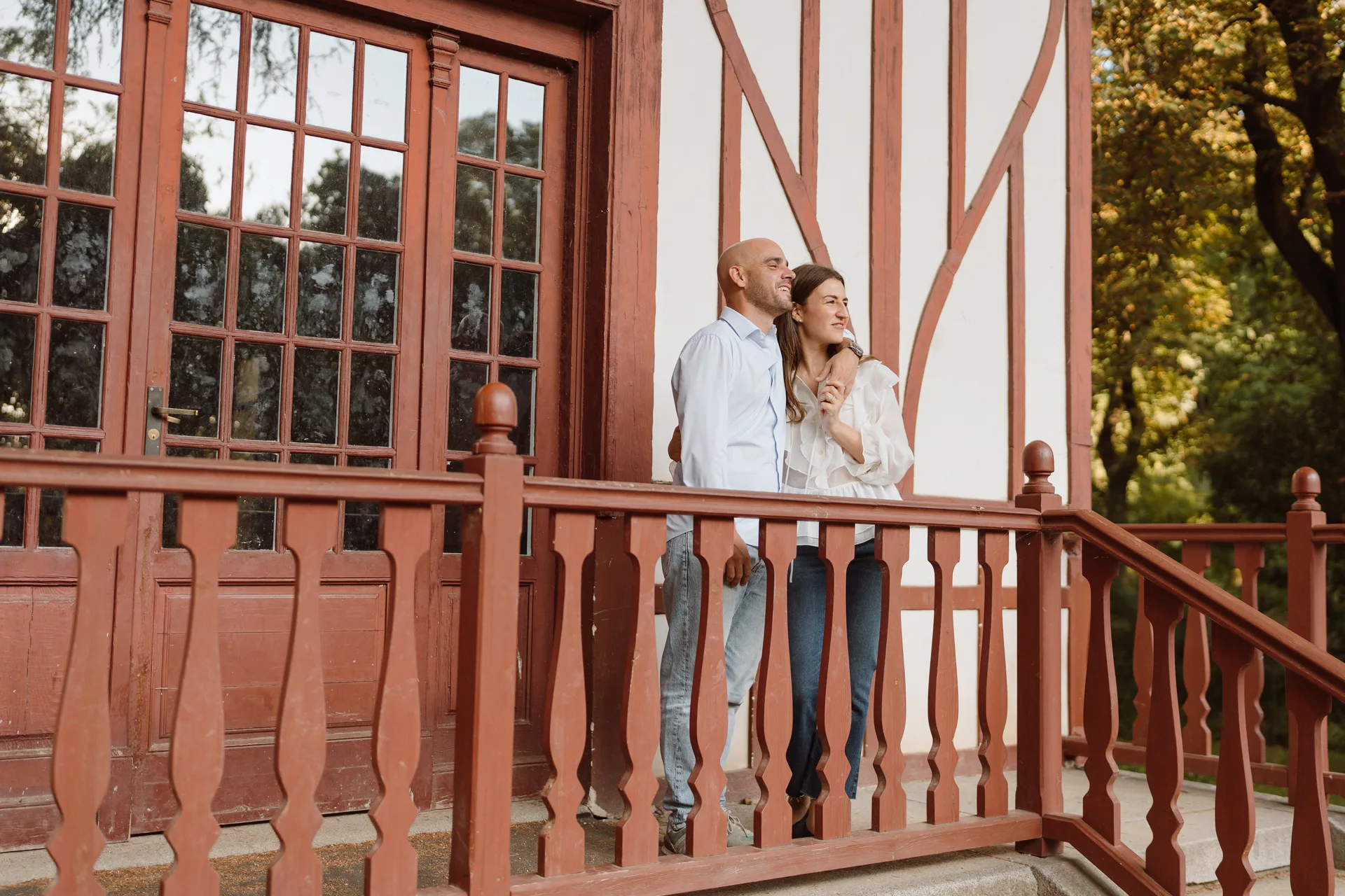 Sesión preboda Lilia y Kike en el Campo del Moro, Madrid
