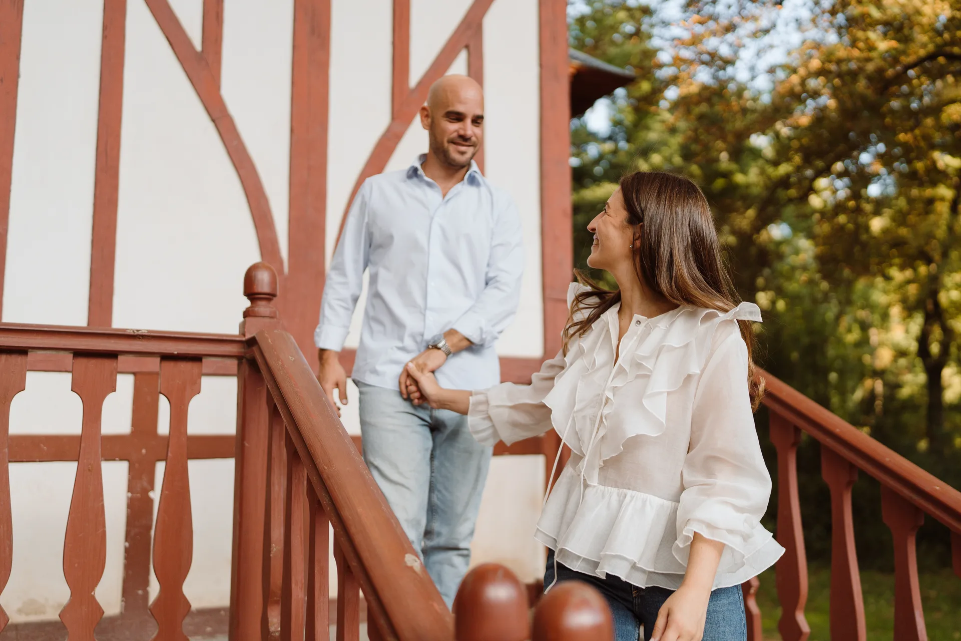 Sesión preboda Lilia y Kike en el Campo del Moro, Madrid