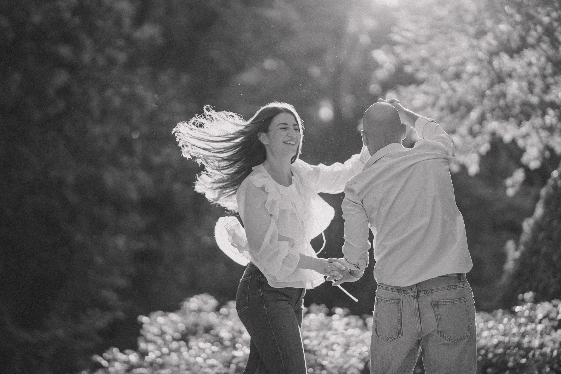 Sesión preboda Lilia y Kike en el Campo del Moro, Madrid