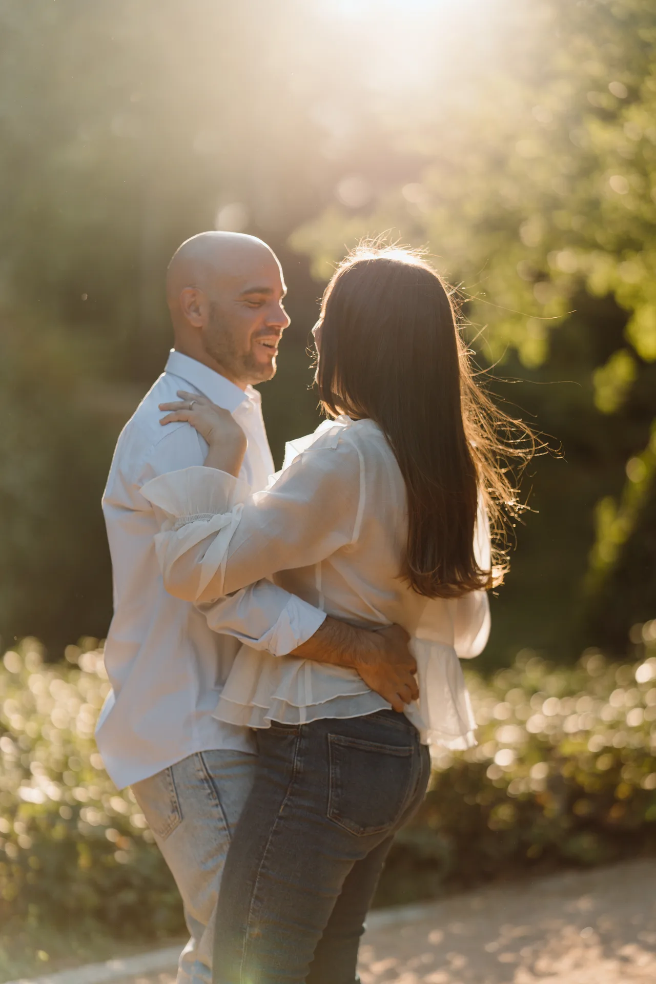 Sesión preboda Lilia y Kike en el Campo del Moro, Madrid