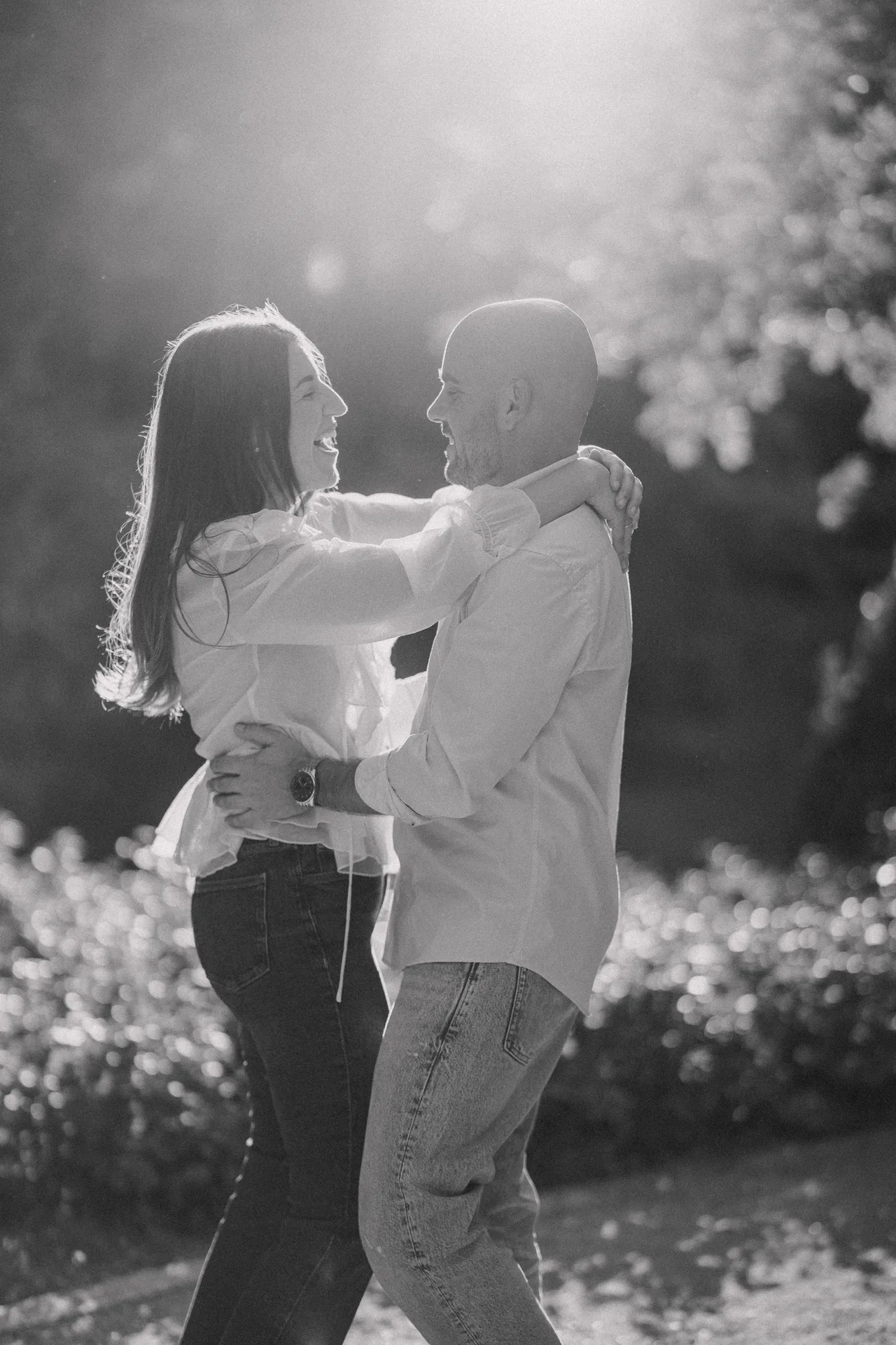 Sesión preboda Lilia y Kike en el Campo del Moro, Madrid
