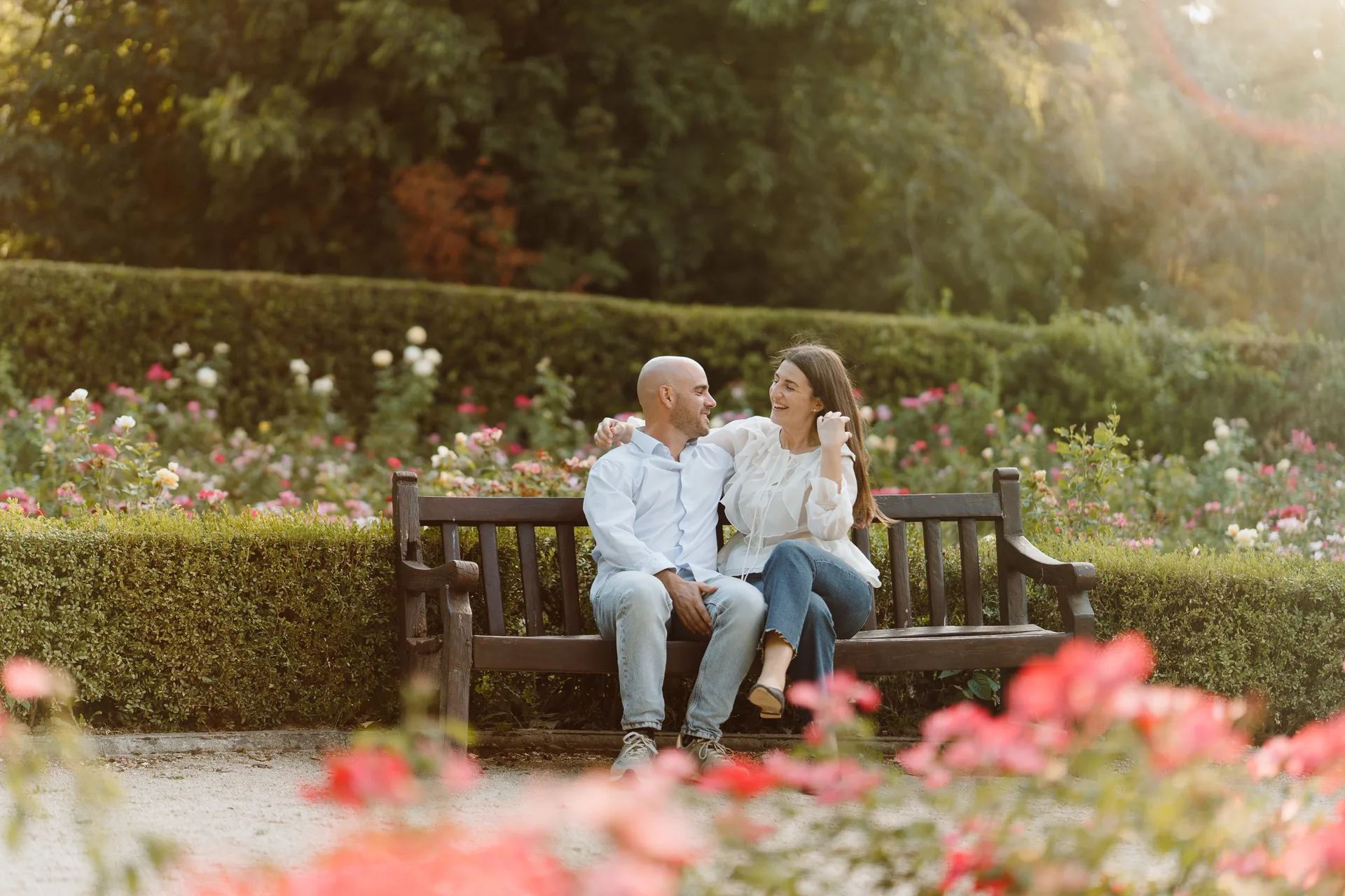 Sesión preboda Lilia y Kike en el Campo del Moro, Madrid