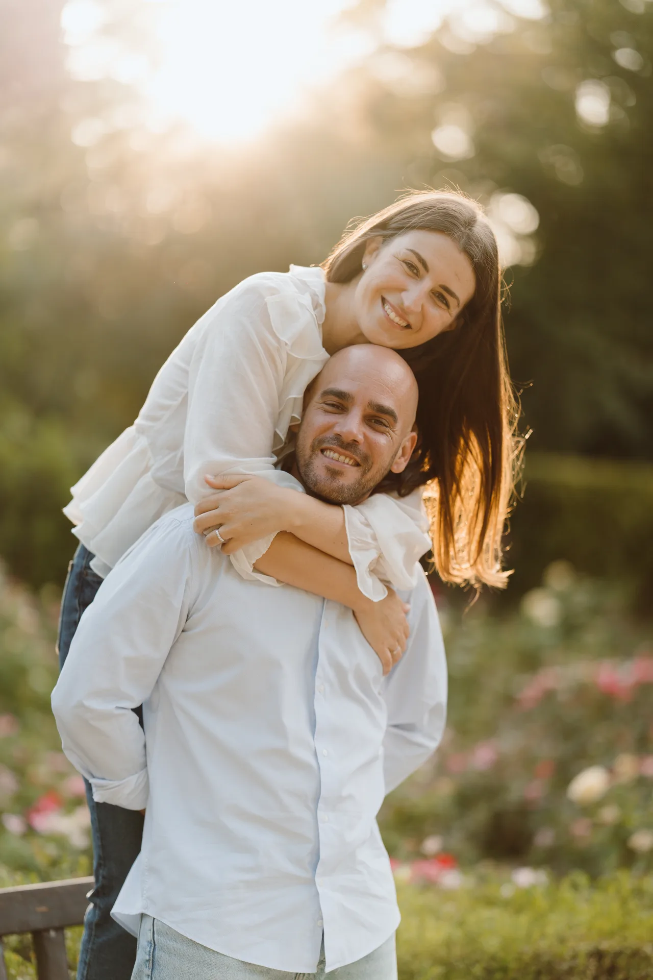 Sesión preboda Lilia y Kike en el Campo del Moro, Madrid