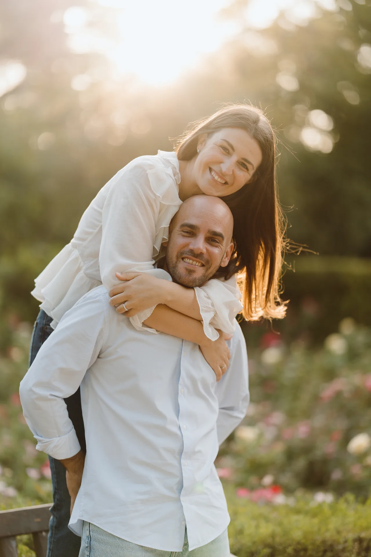 Sesión preboda Lilia y Kike en el Campo del Moro, Madrid