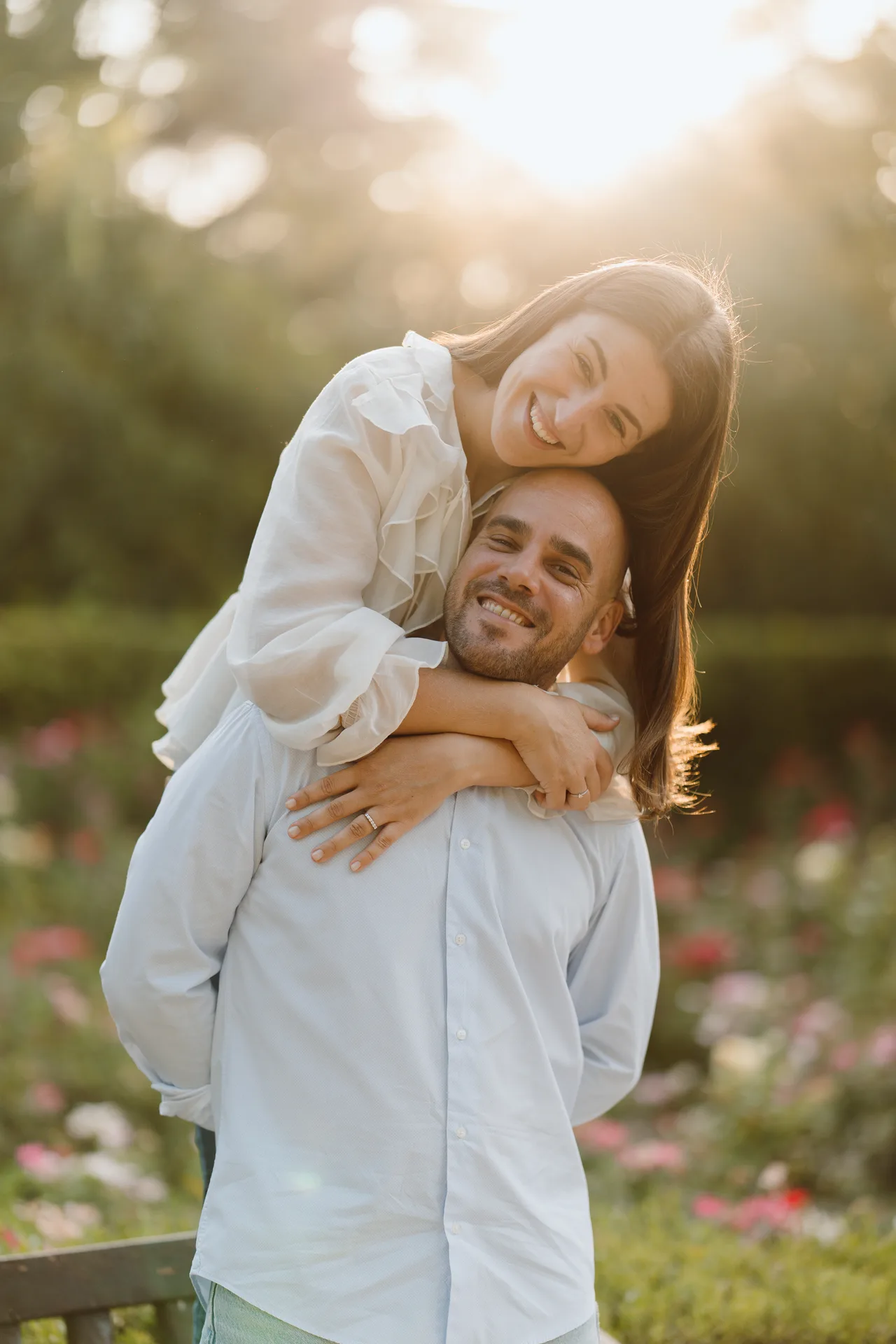 Sesión preboda Lilia y Kike en el Campo del Moro, Madrid