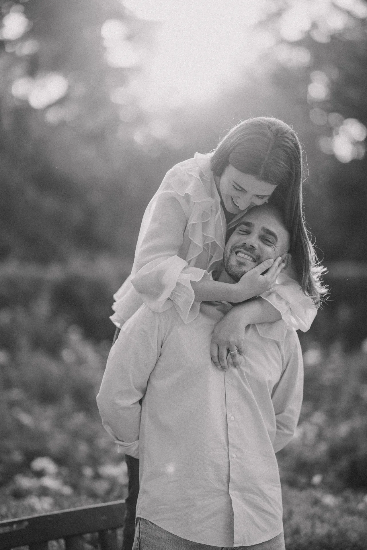 Sesión preboda Lilia y Kike en el Campo del Moro, Madrid