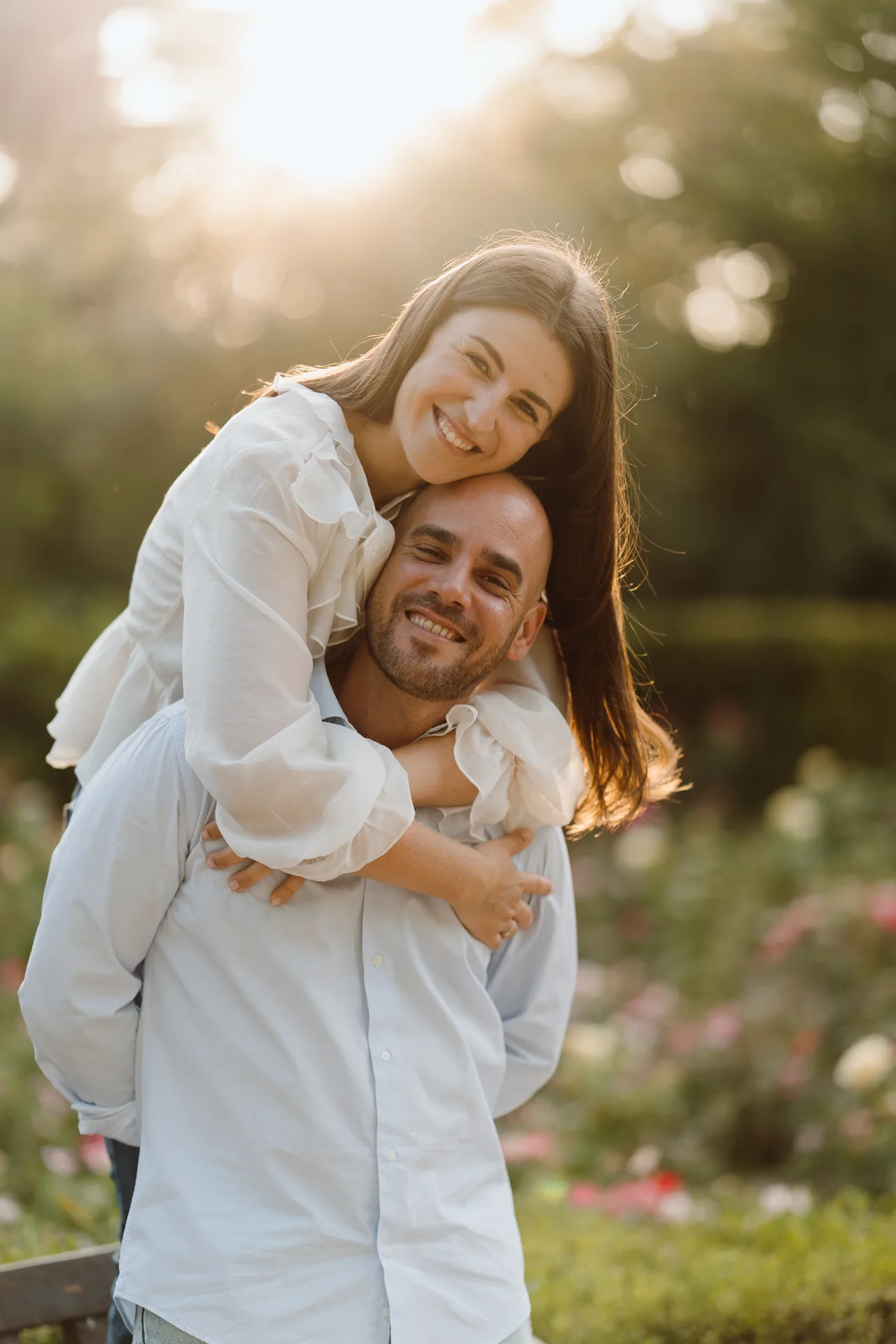 Sesión preboda Lilia y Kike en el Campo del Moro, Madrid