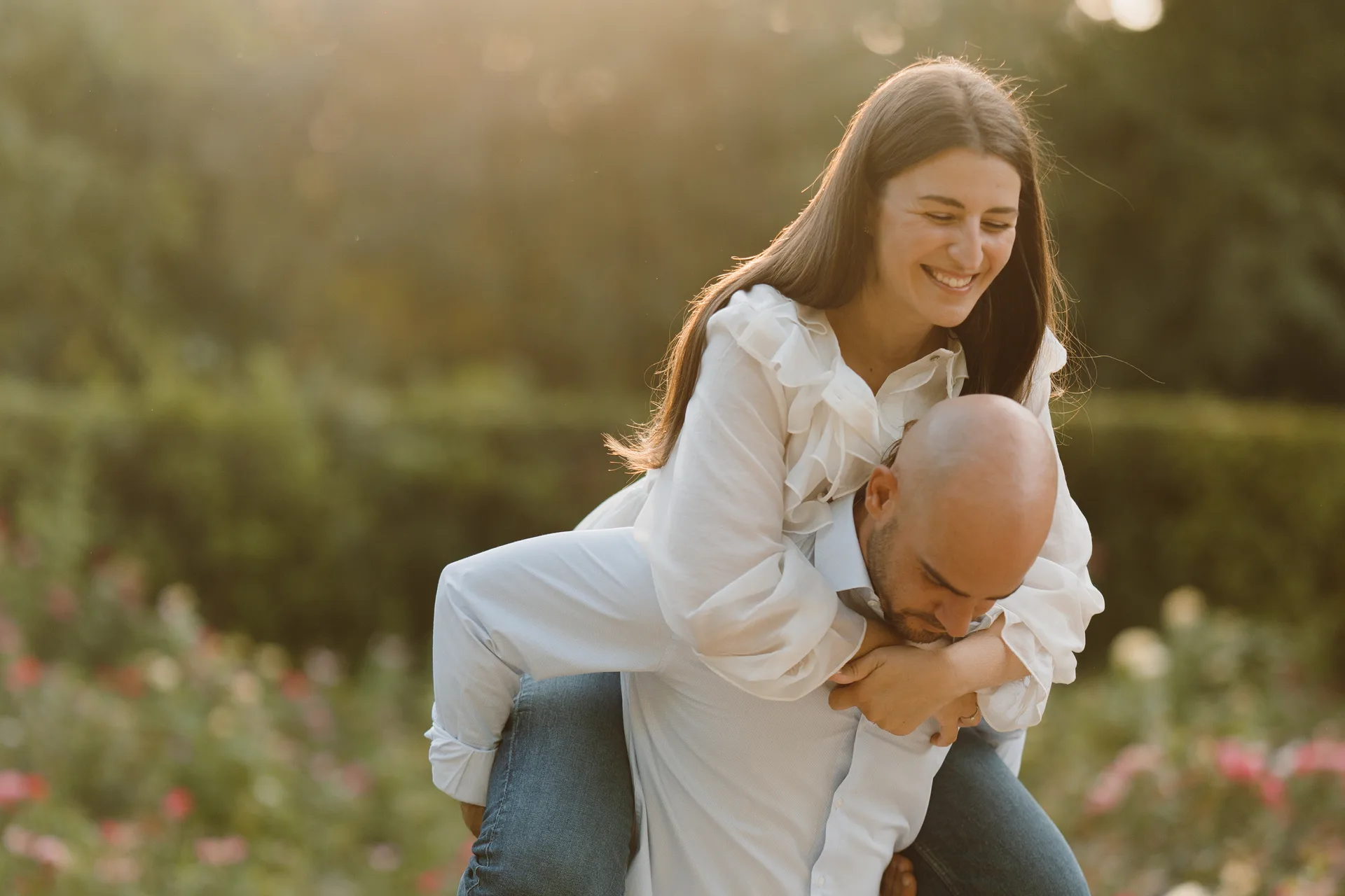 Sesión preboda Lilia y Kike en el Campo del Moro, Madrid