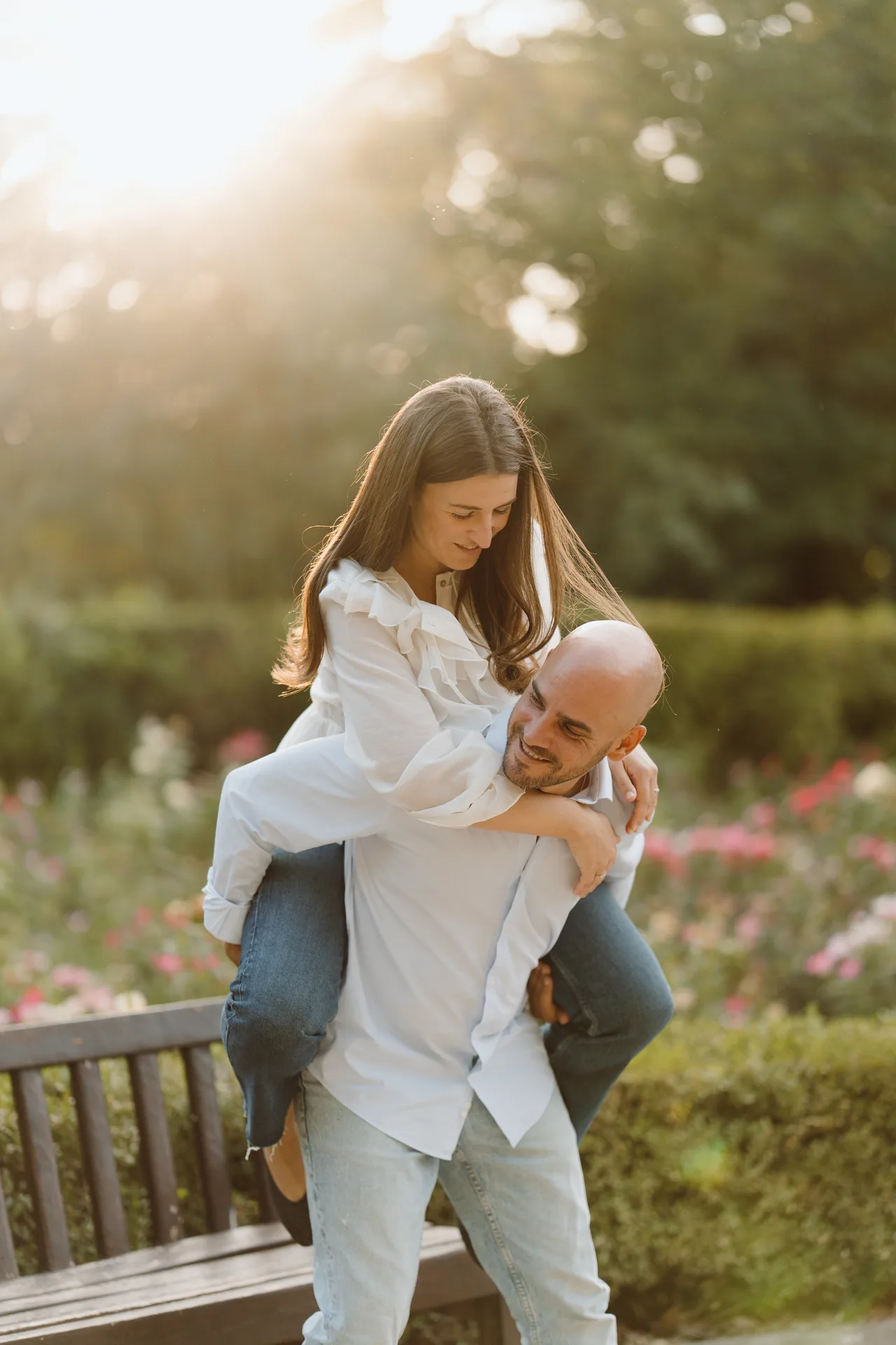 Sesión preboda Lilia y Kike en el Campo del Moro, Madrid