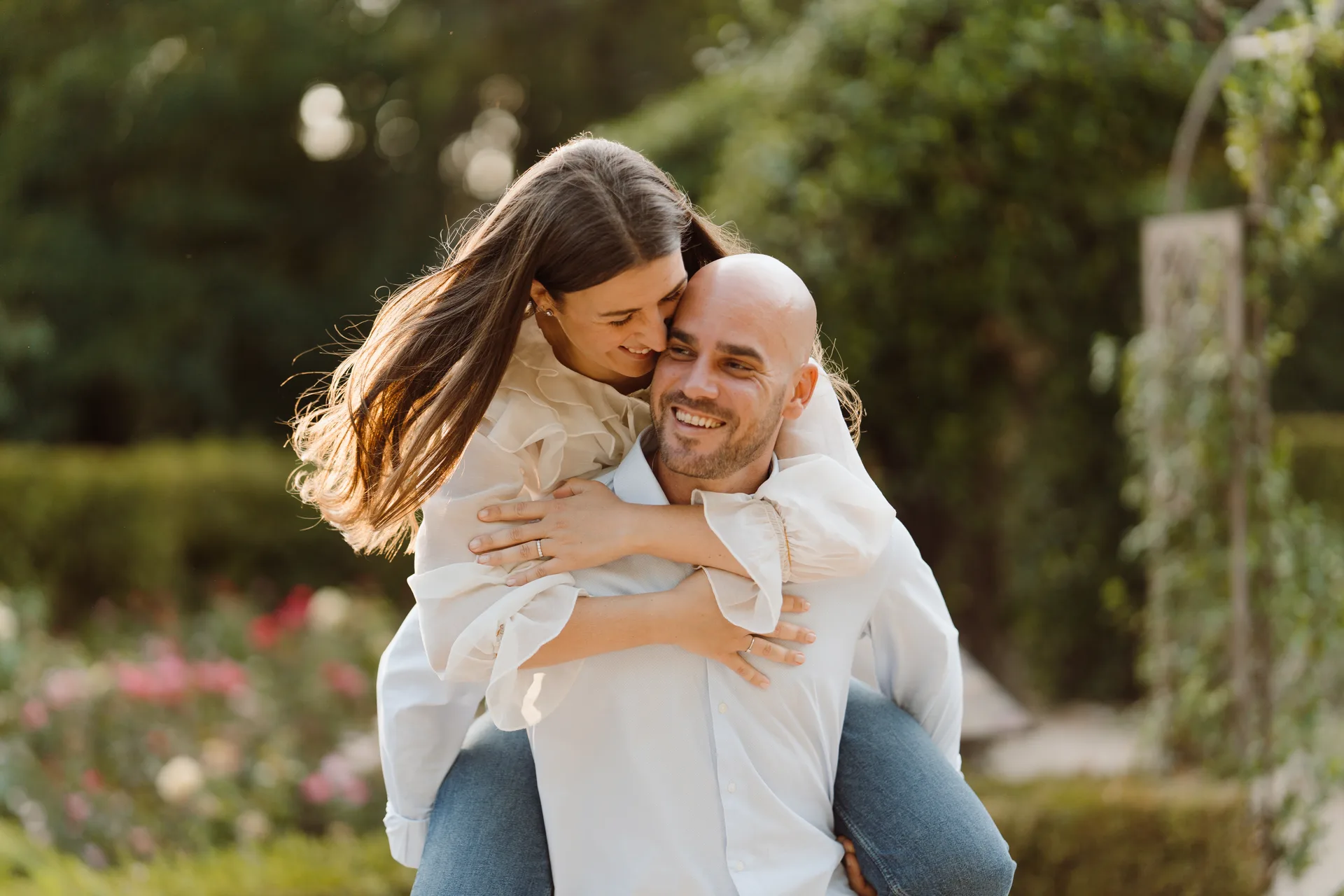 Sesión preboda Lilia y Kike en el Campo del Moro, Madrid