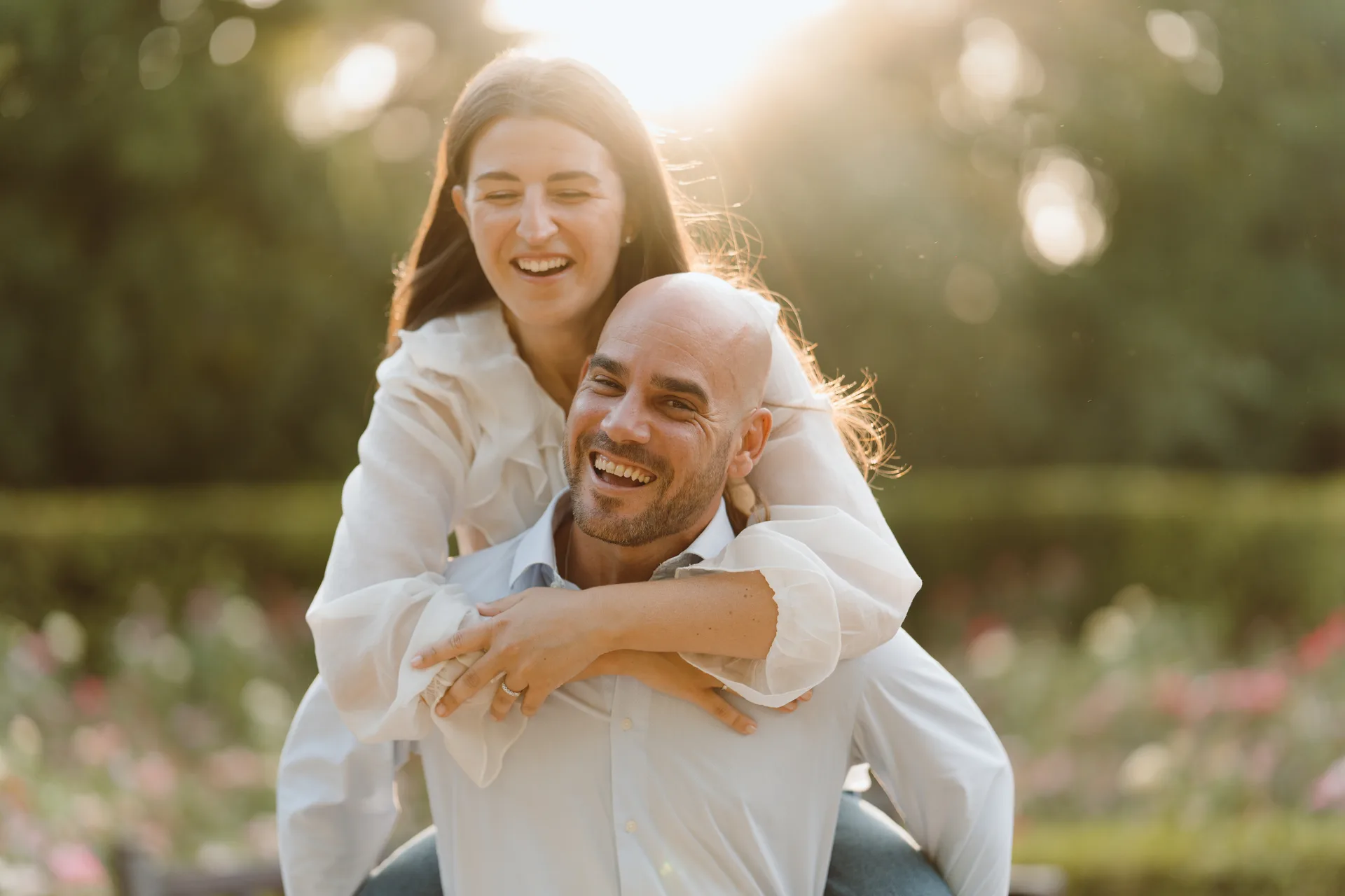 Sesión preboda Lilia y Kike en el Campo del Moro, Madrid
