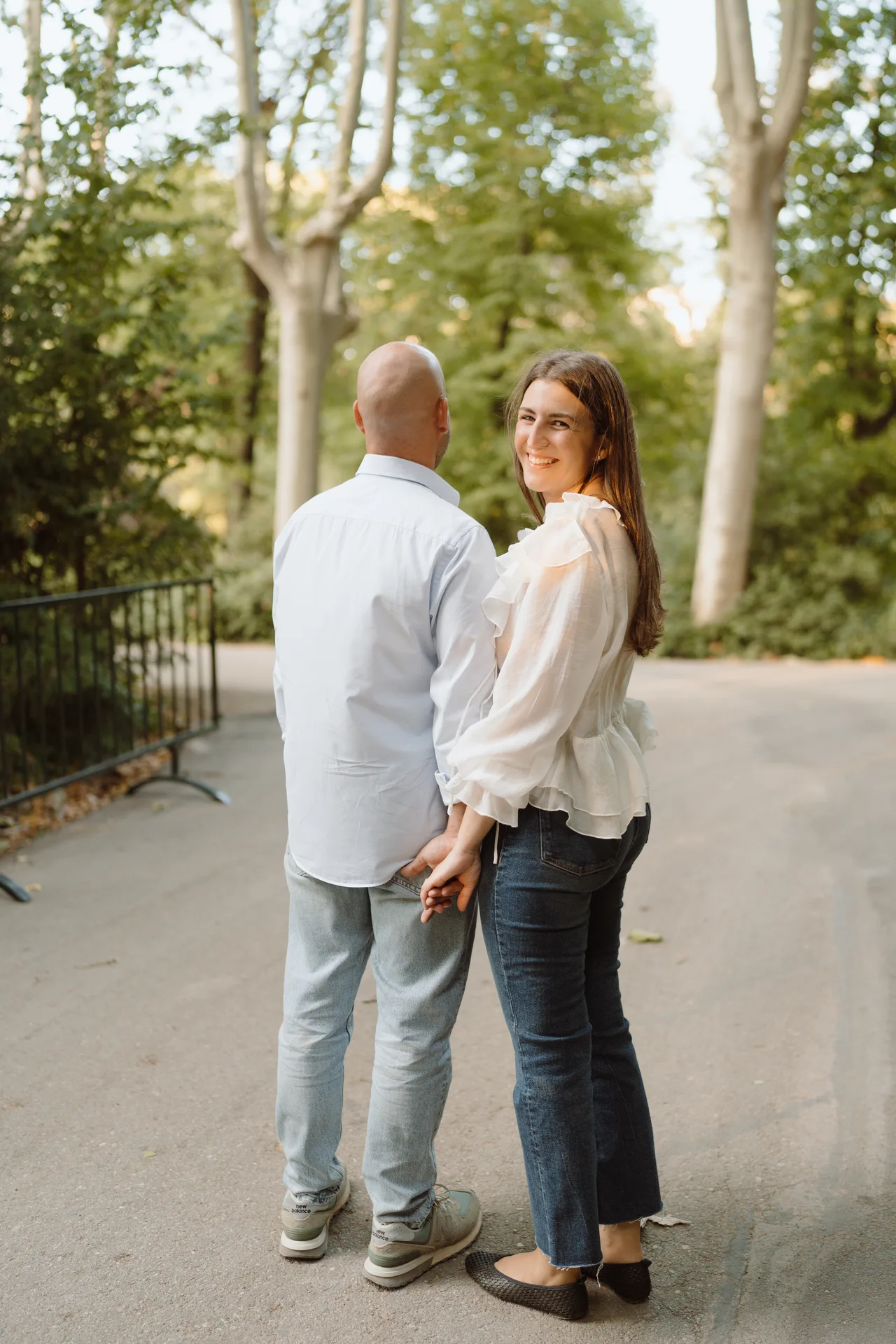 Sesión preboda Lilia y Kike en el Campo del Moro, Madrid