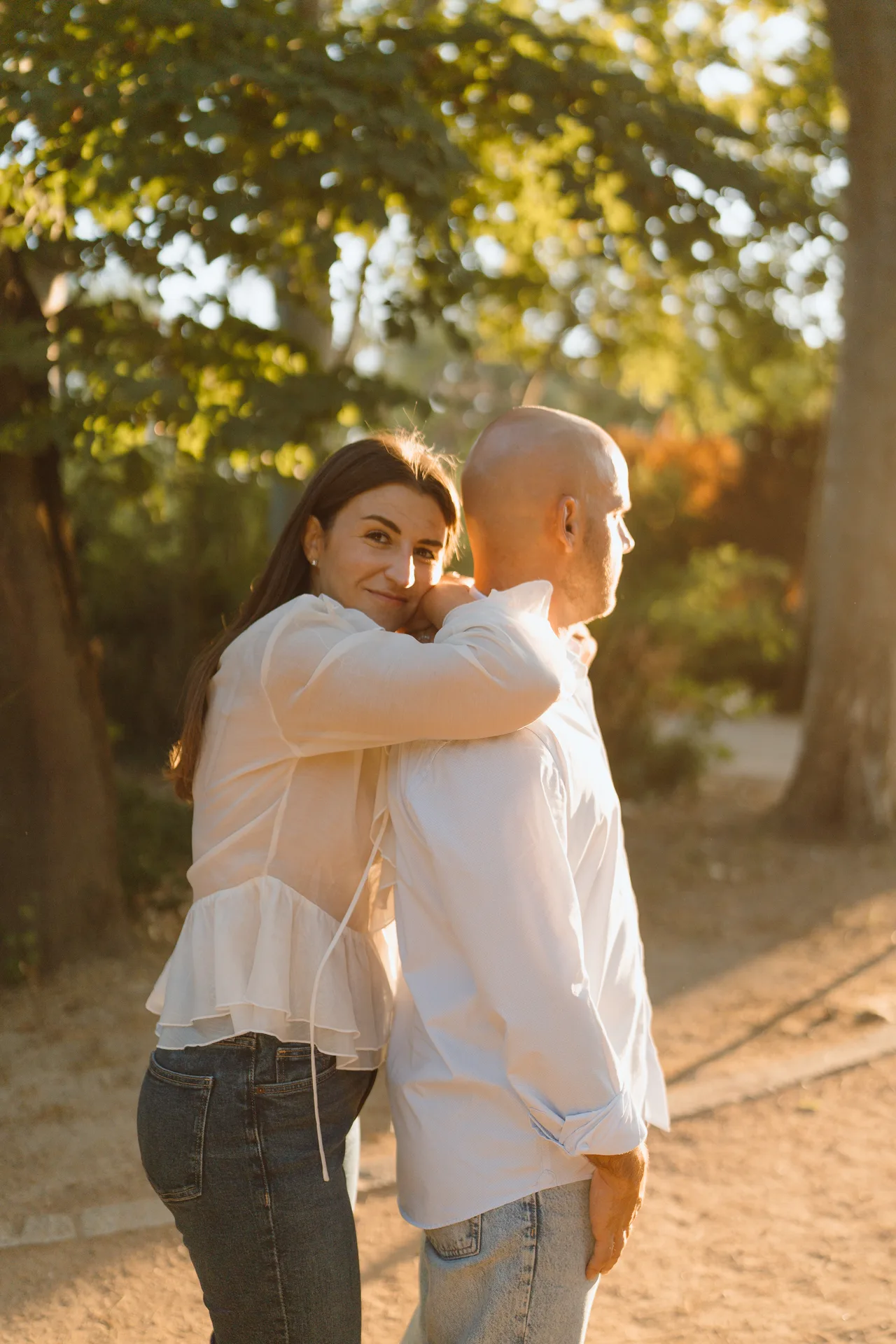 Sesión preboda Lilia y Kike en el Campo del Moro, Madrid