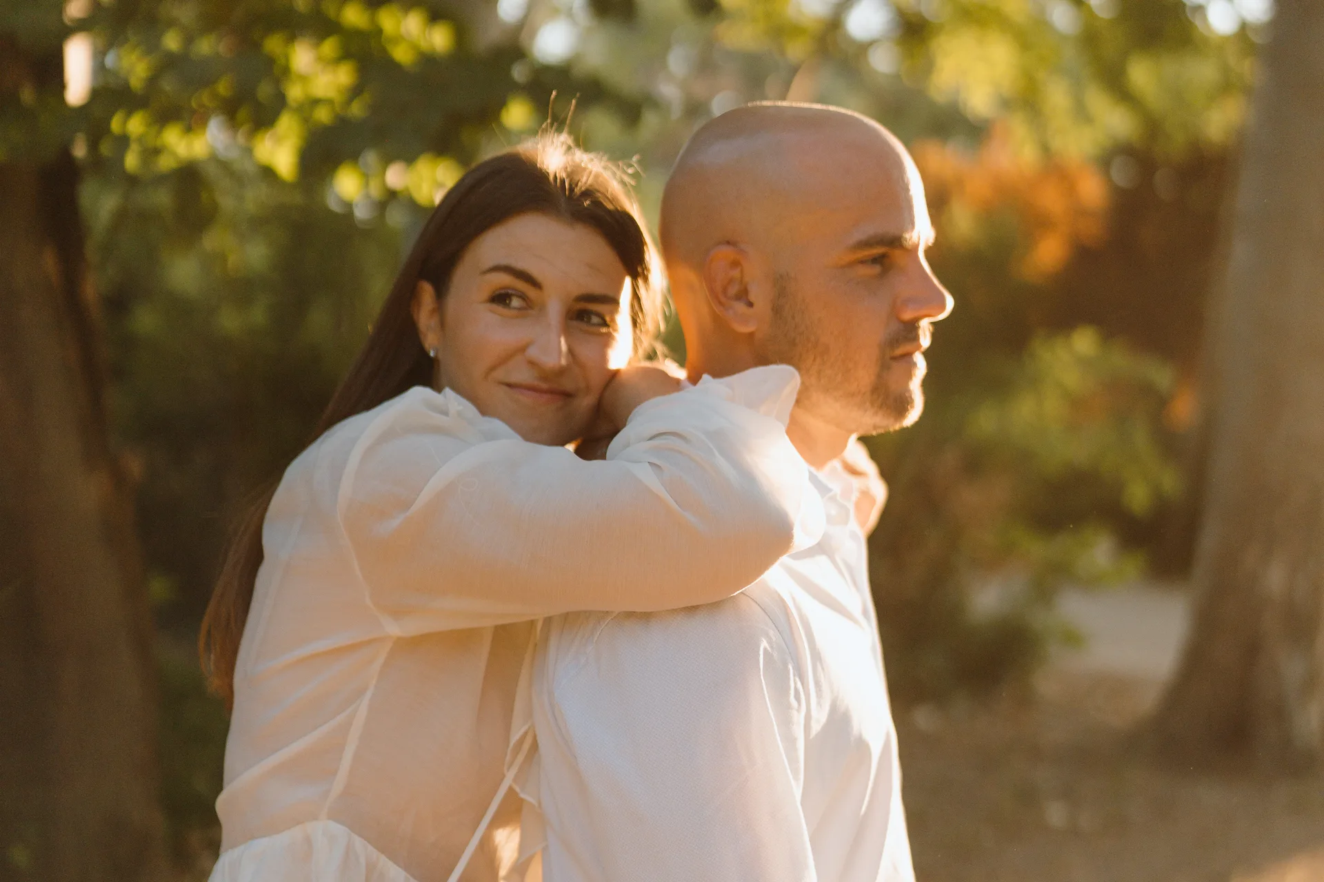 Sesión preboda Lilia y Kike en el Campo del Moro, Madrid