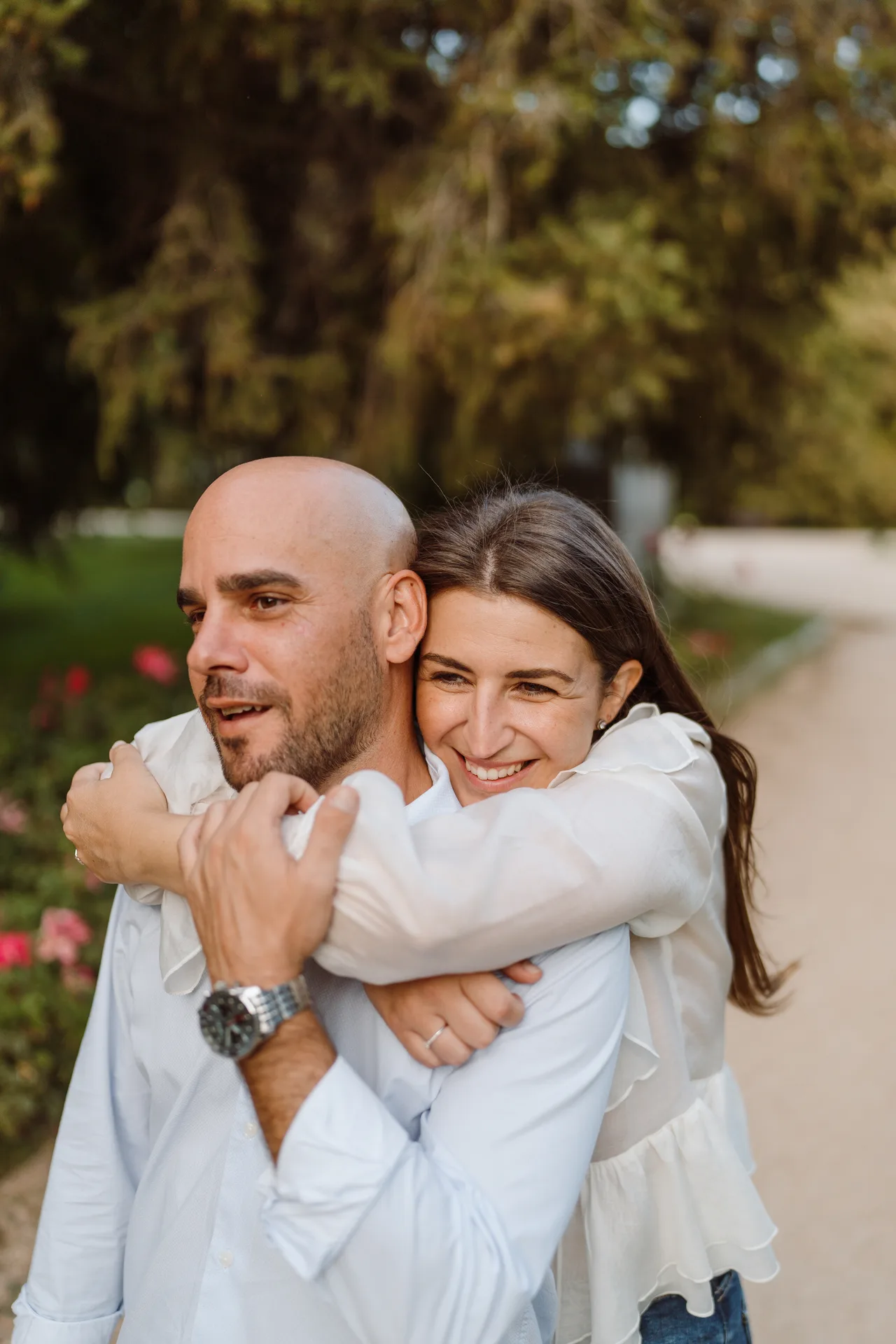 Sesión preboda Lilia y Kike en el Campo del Moro, Madrid