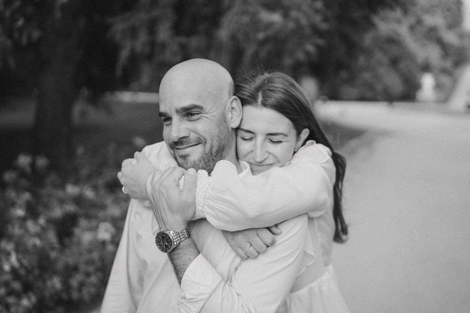 Sesión preboda Lilia y Kike en el Campo del Moro, Madrid