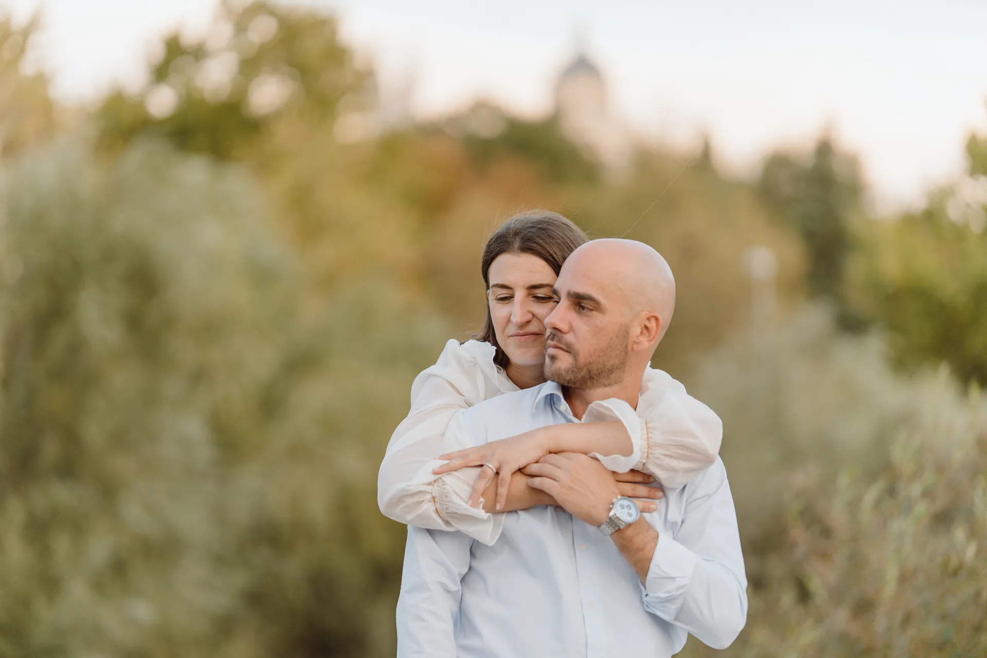 Sesión preboda Lilia y Kike en el Campo del Moro, Madrid