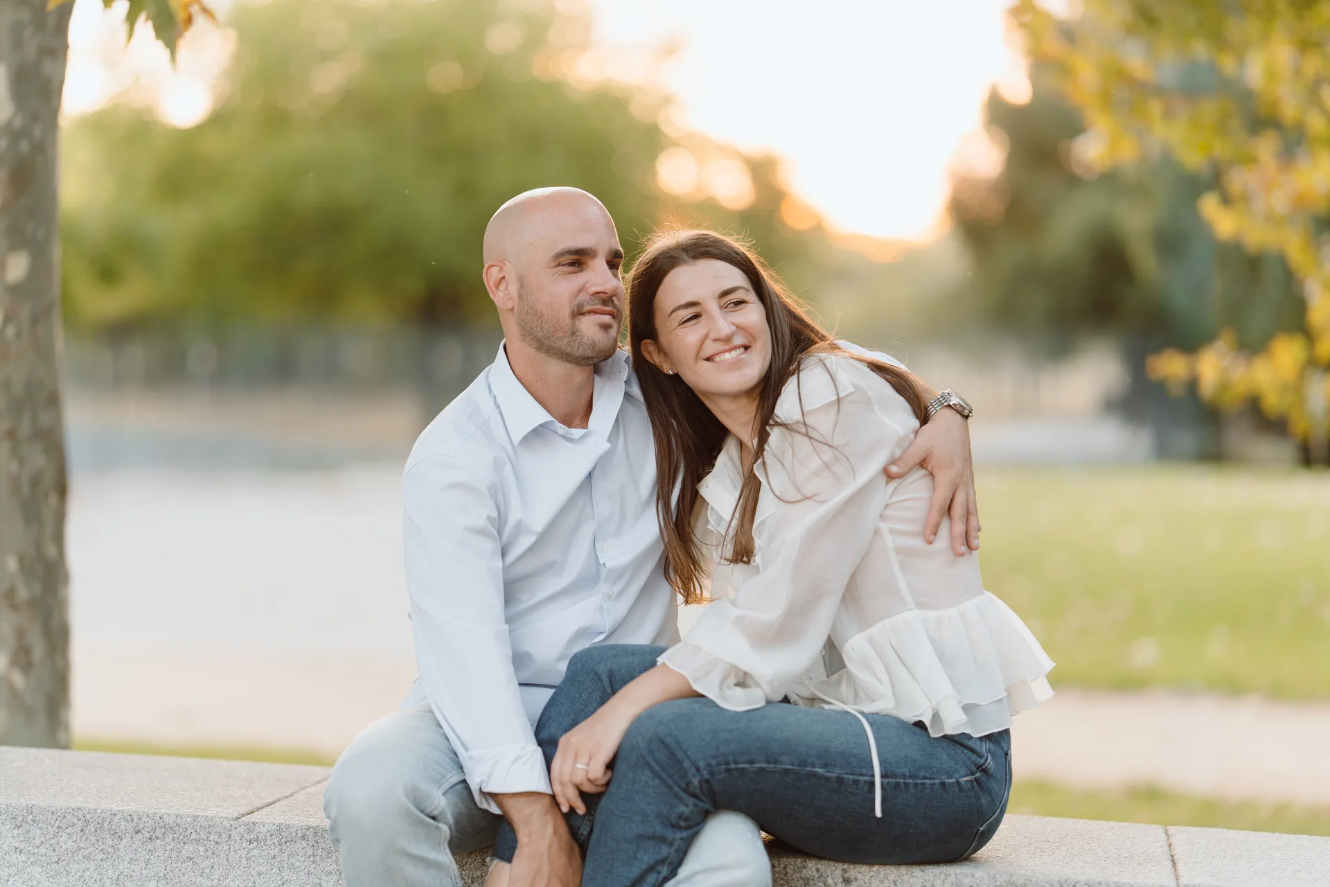 Sesión preboda Lilia y Kike en el Campo del Moro, Madrid