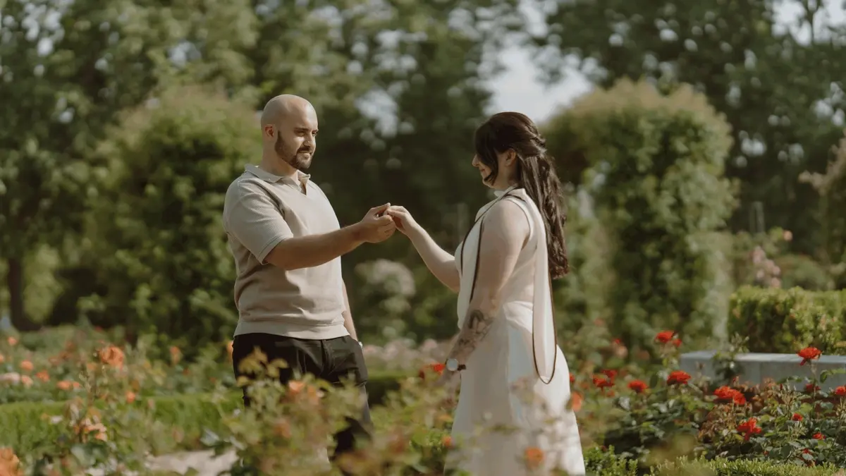 Sesión de pareja en Madrid · Me caso, literal