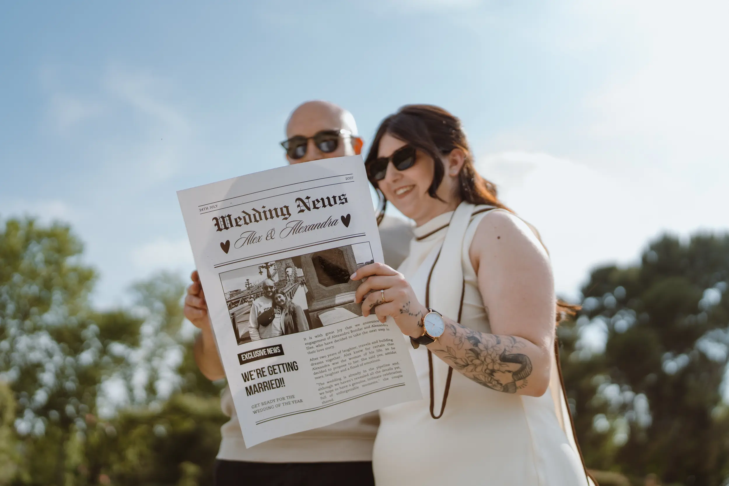 Sesión de pareja en Madrid · Me caso, literal