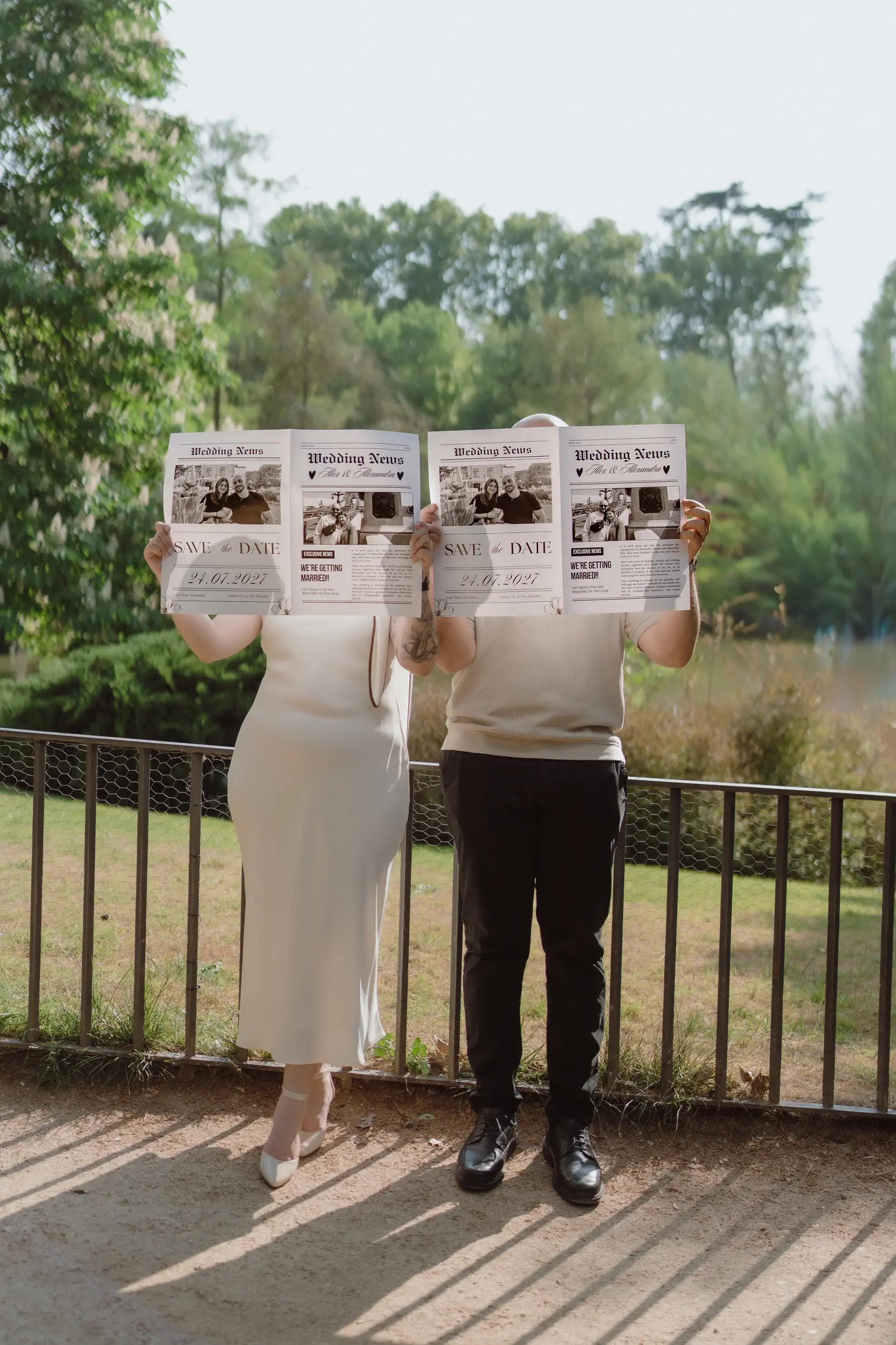 Sesión de pareja en Madrid · Me caso, literal