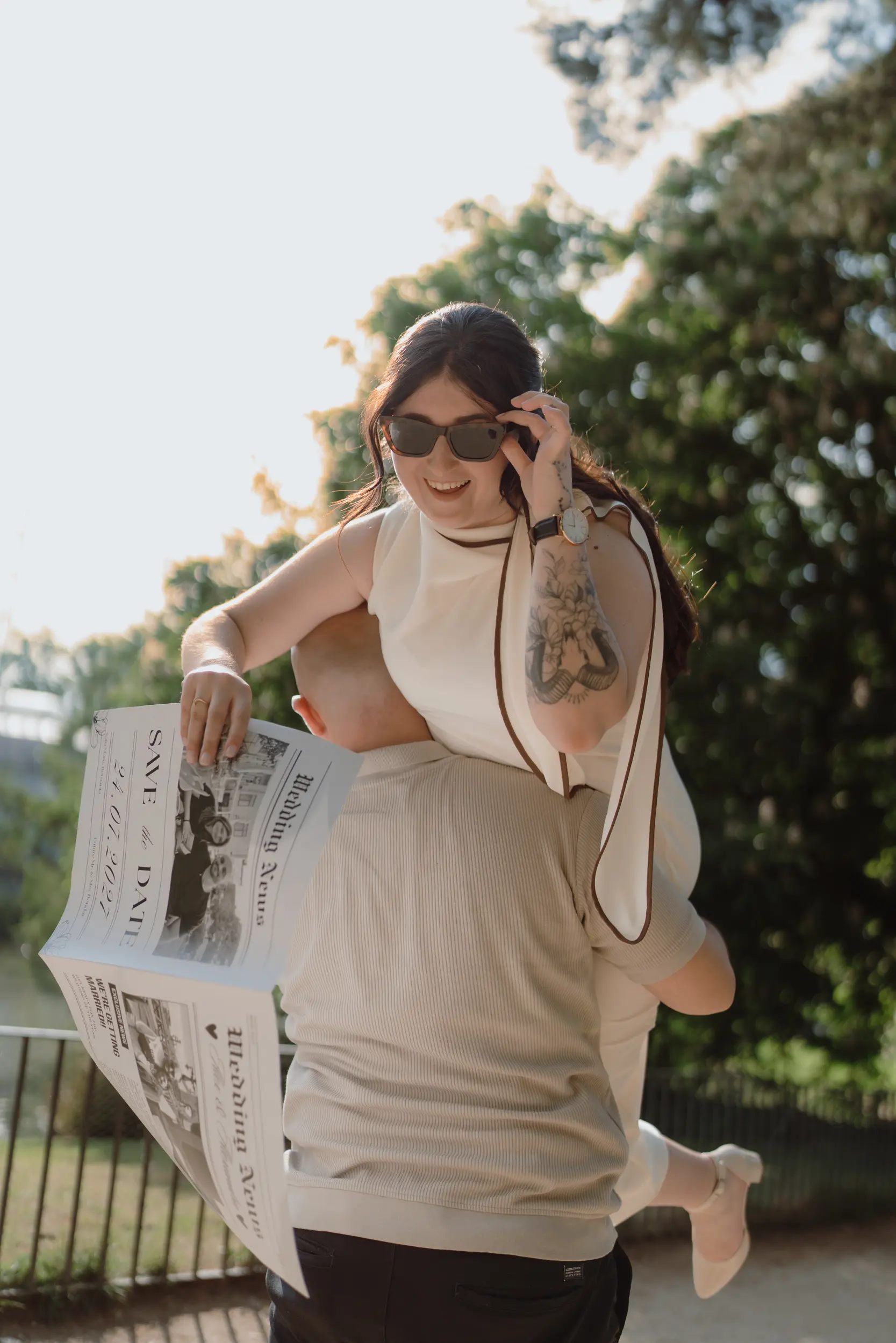 Sesión de pareja en Madrid · Me caso, literal