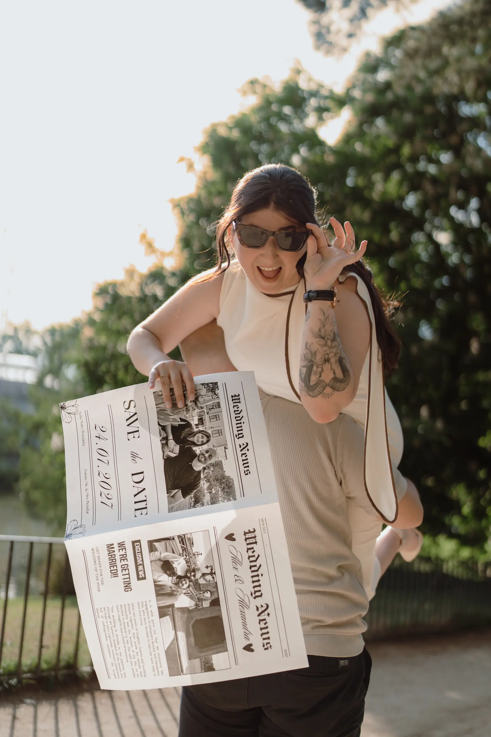 Sesión de pareja en Madrid · Me caso, literal