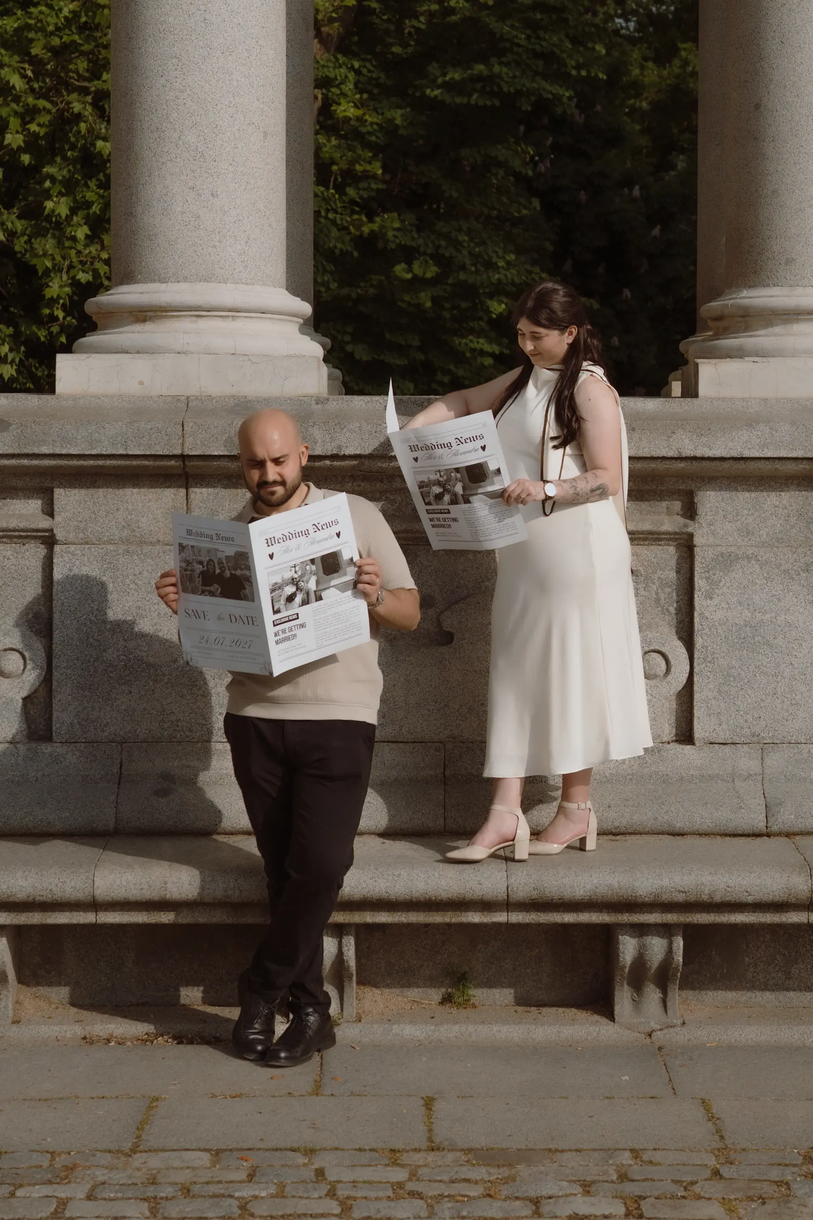 Sesión de pareja en Madrid · Me caso, literal