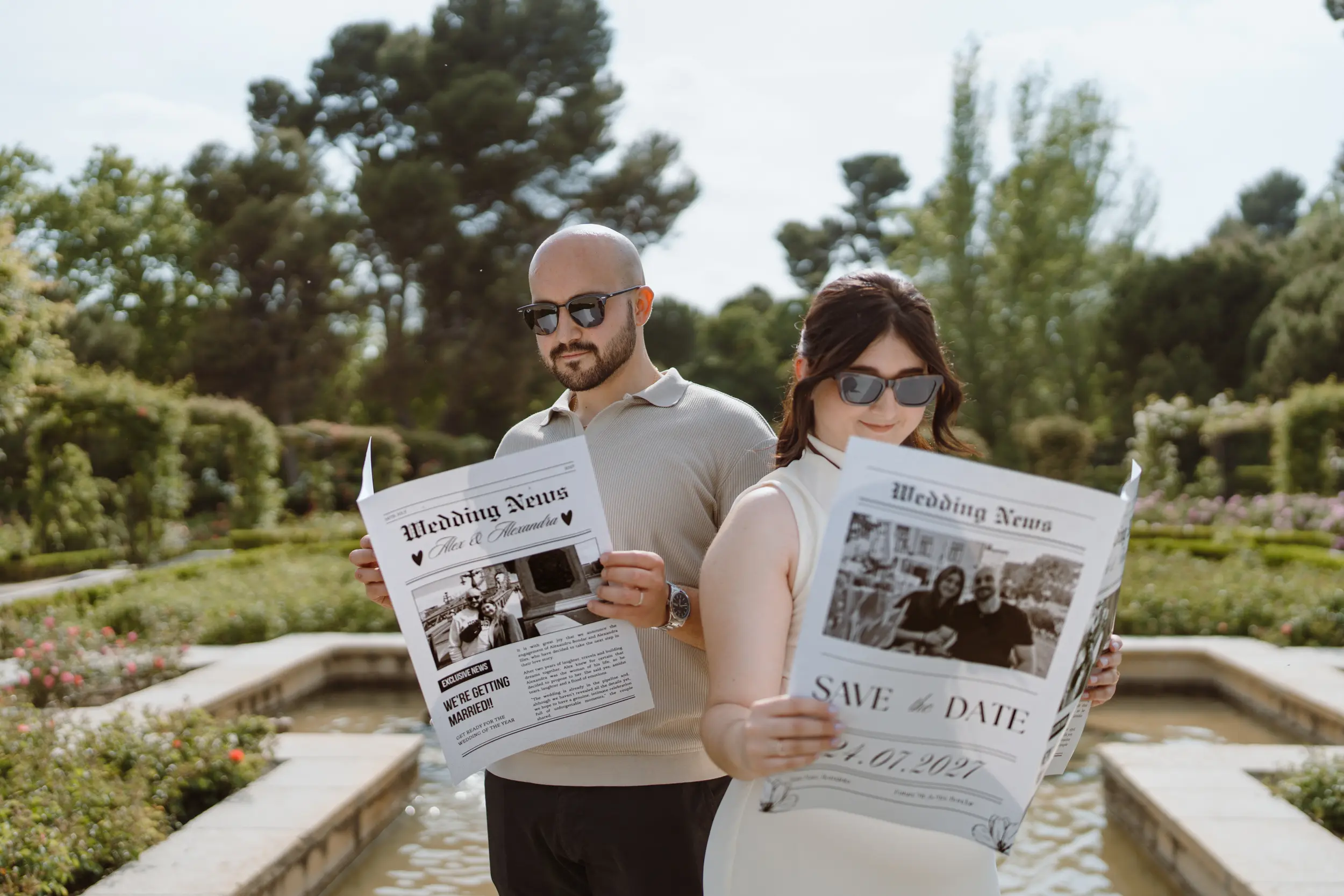 Sesión de pareja en Madrid · Me caso, literal