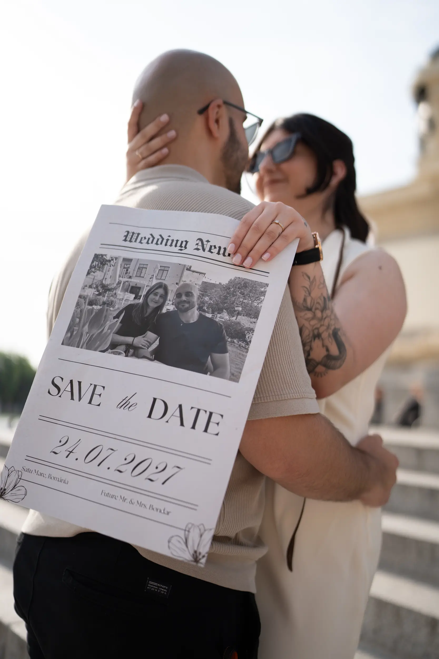 Sesión de pareja en Madrid · Me caso, literal